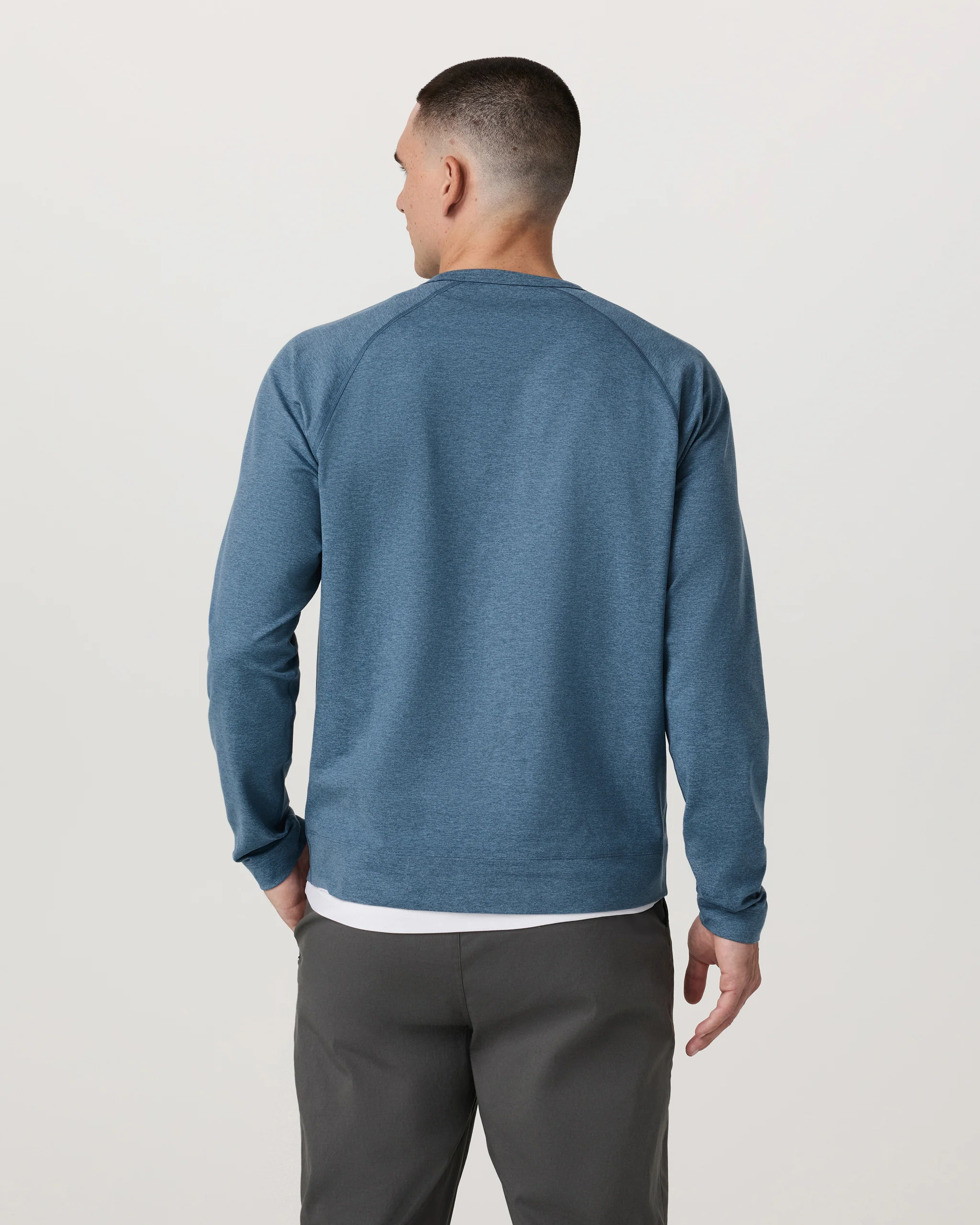 Coronado Crew | Pool Blue Heather