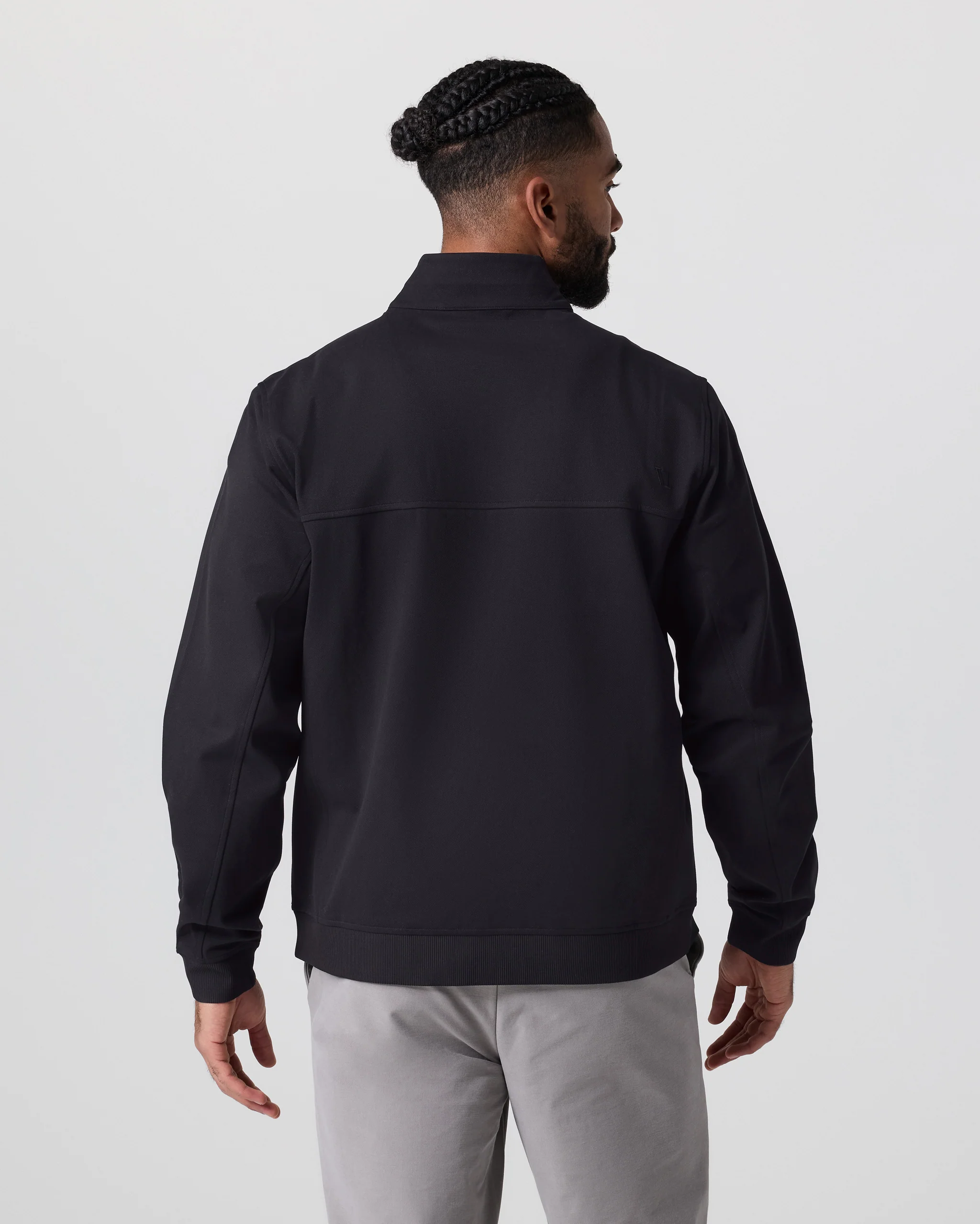 Vuori Meta™ Twill Full Zip | Black