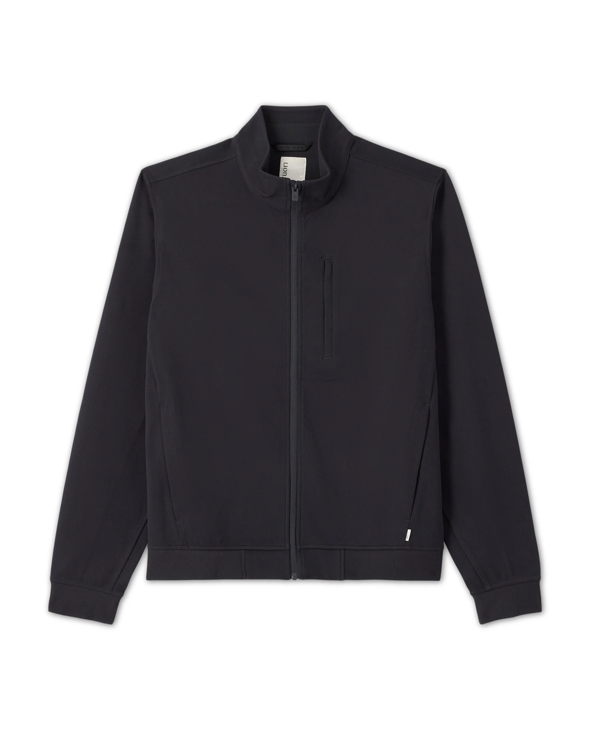 Vuori Meta™ Twill Full Zip | Black