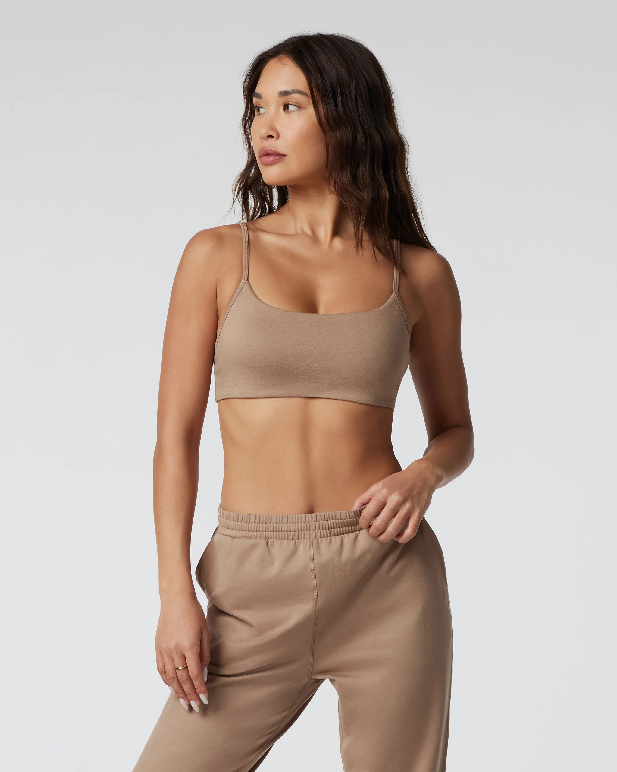 21892-halo-essential-bra-goldenrod-heather-1.webp Halo Essential Bra | Goldenrod Heather