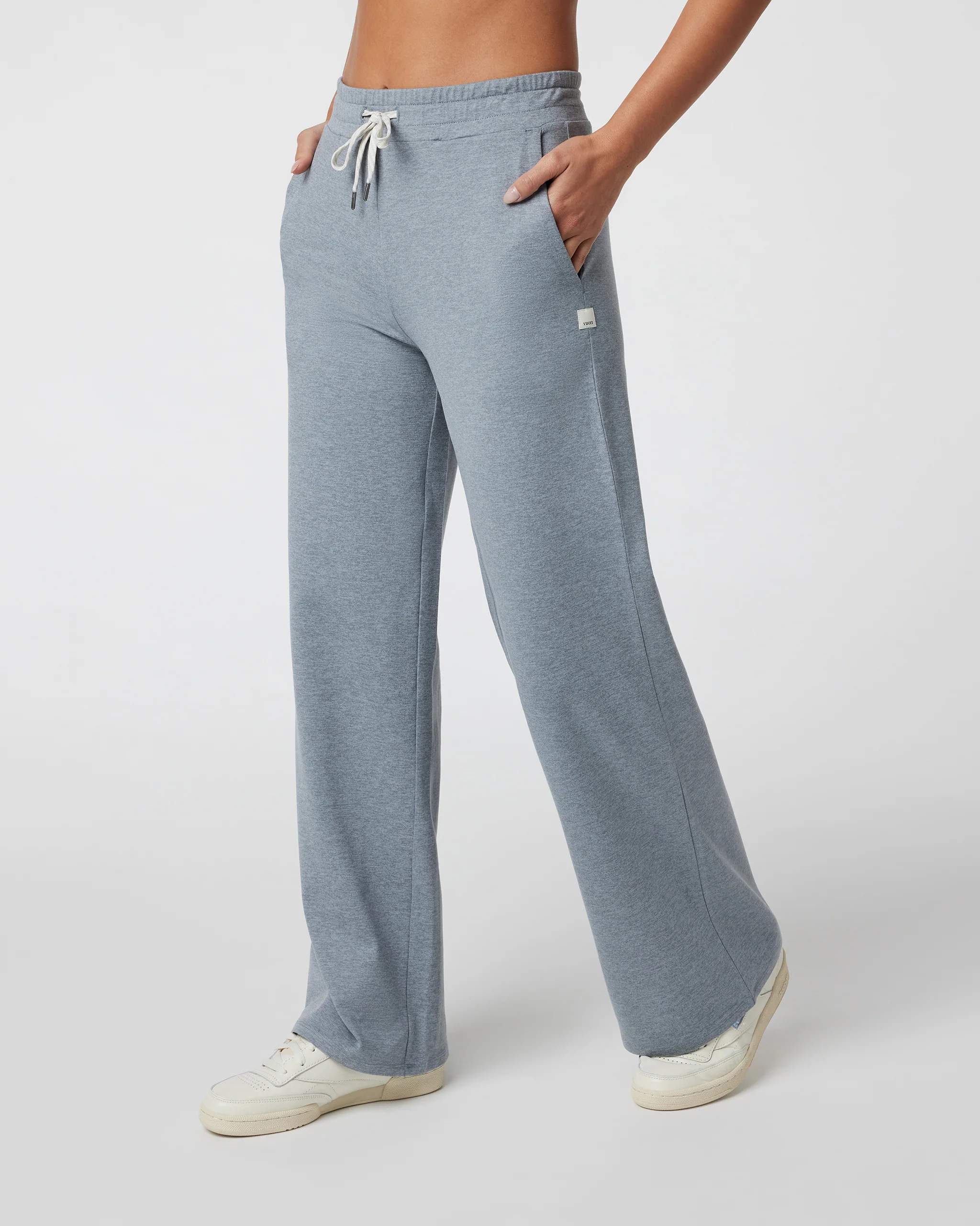 21956-halo-essential-wideleg-pant-short-mallorca-heather-1.webp Halo Essential Wideleg Pant - Short | Mallorca Heather