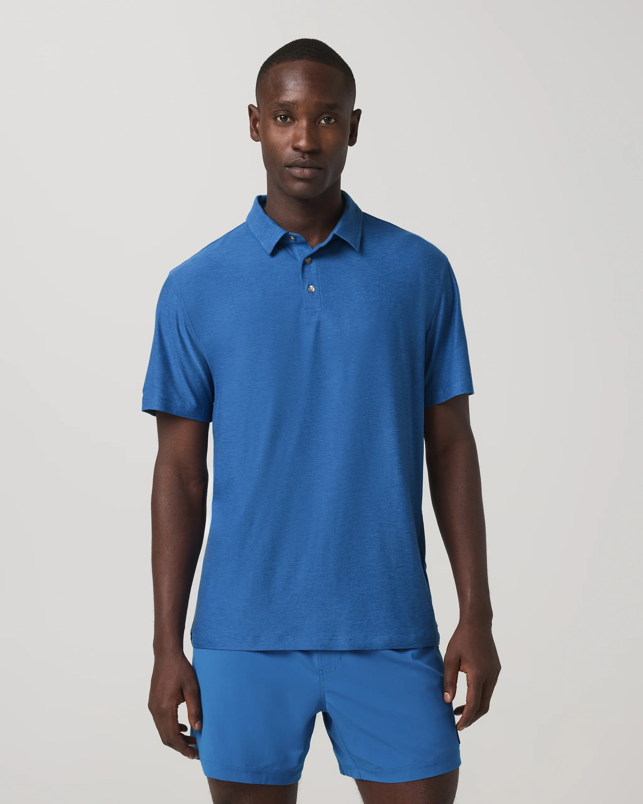 Strato Tech Polo | Court Blue Heather