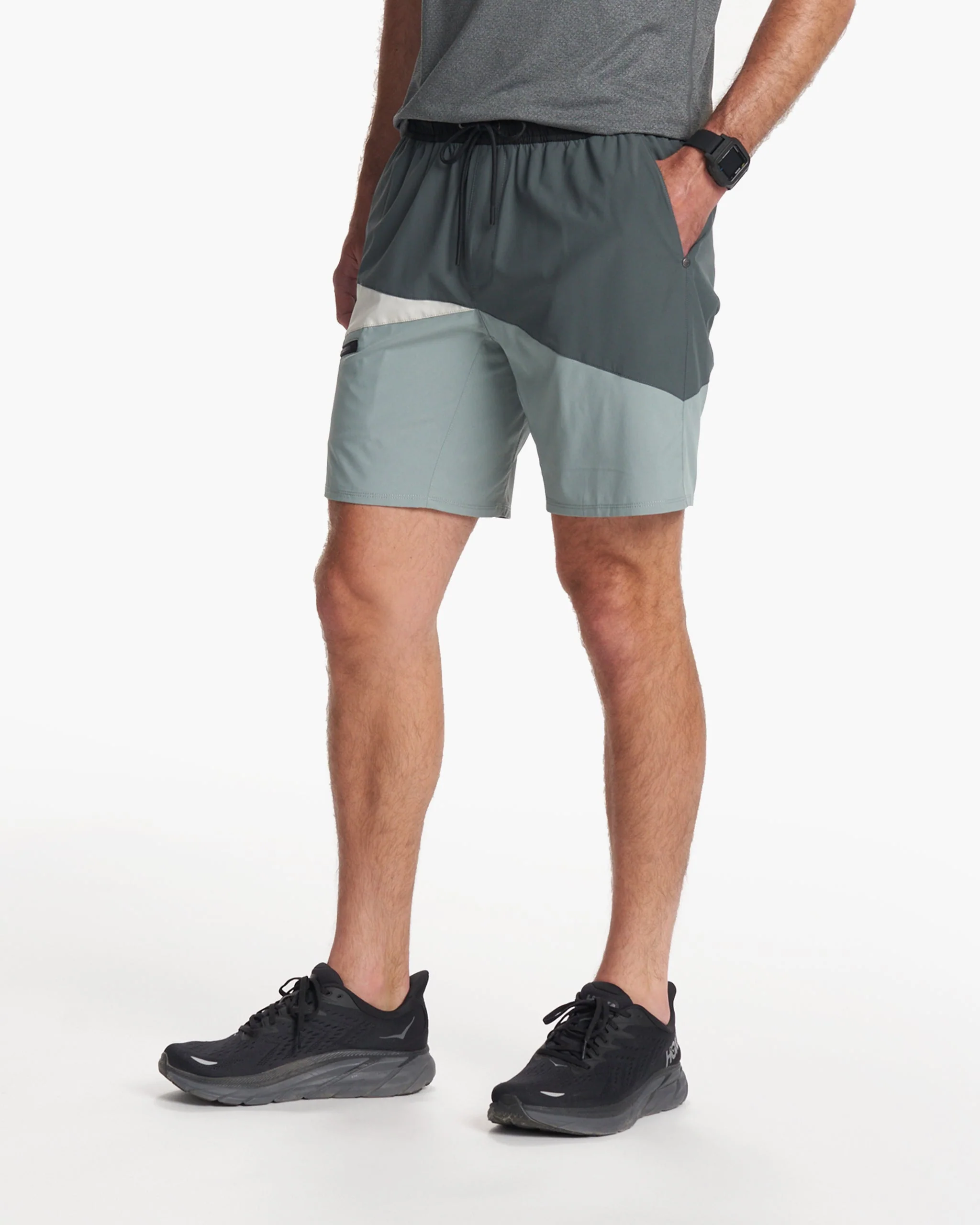 Colorblock Kore Short Lined 7" | Smoked Beryl/Stormy/Vapor