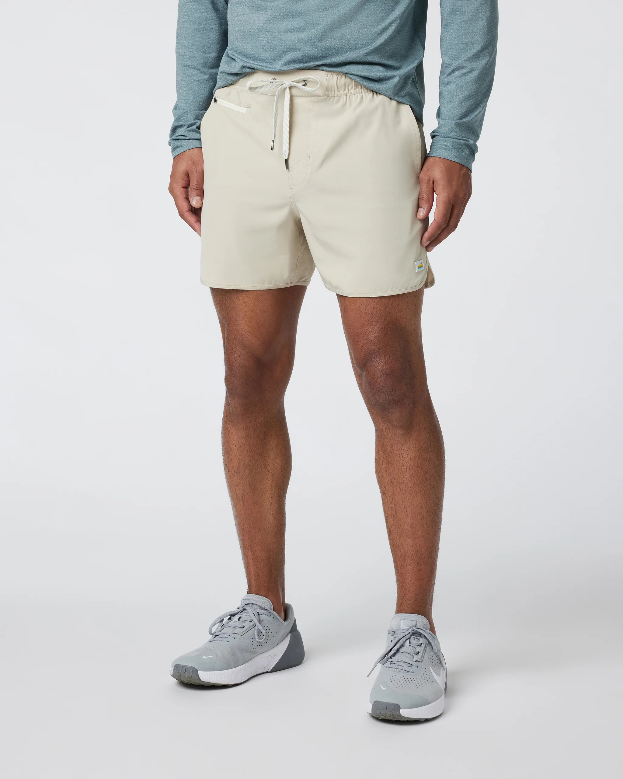 22206-banks-short-unlined-5-cashew-linen-texture-1.webp Banks Short Unlined 5" | Cashew Linen Texture