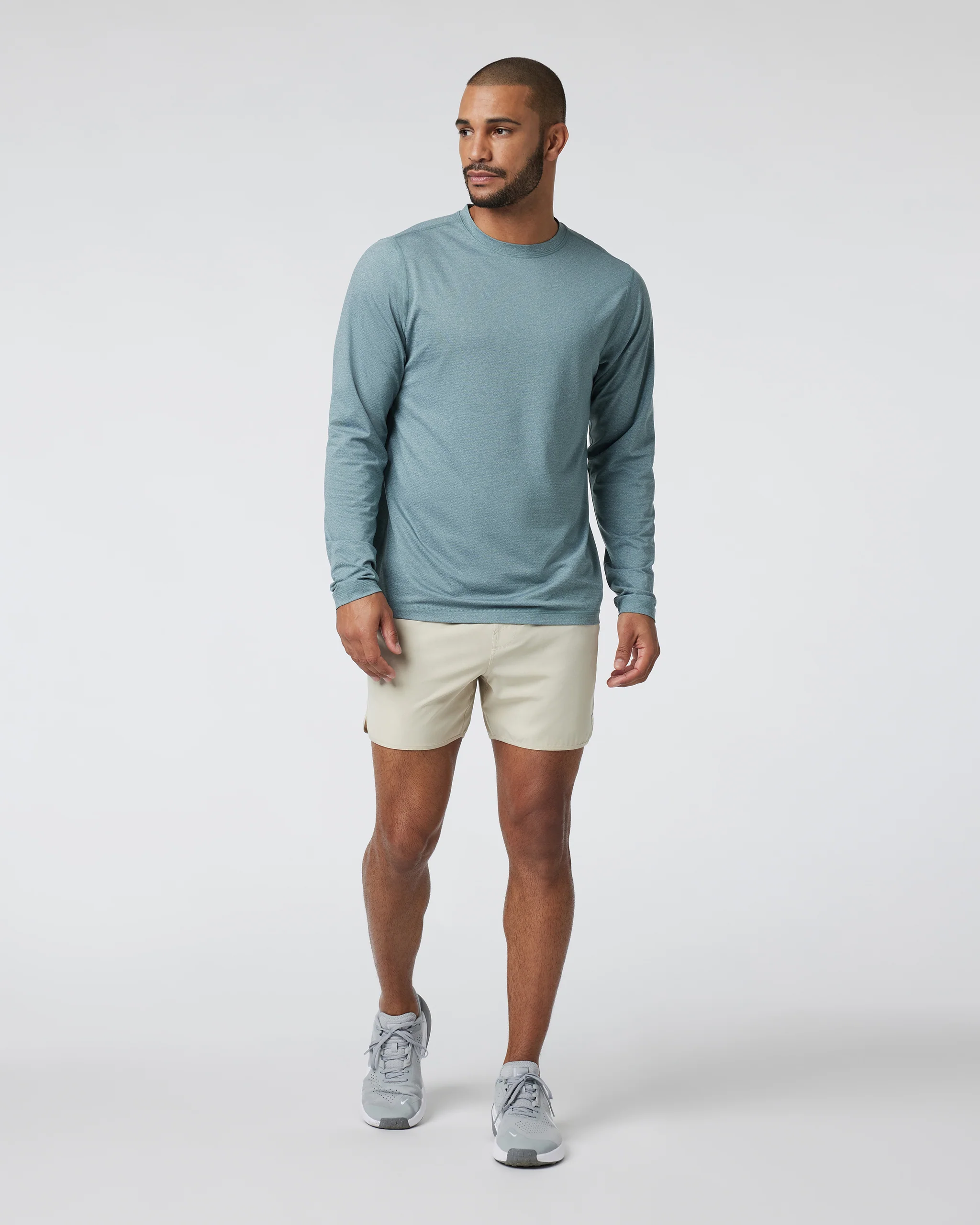 Banks Short Unlined 5" | Cashew Linen Texture