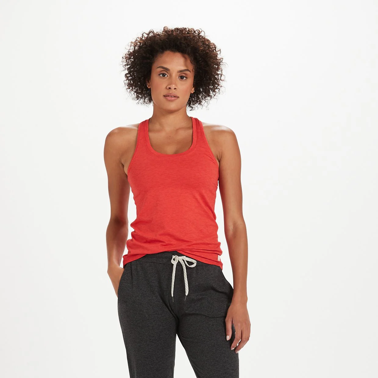 Lux Performance Tank | Melon Heather