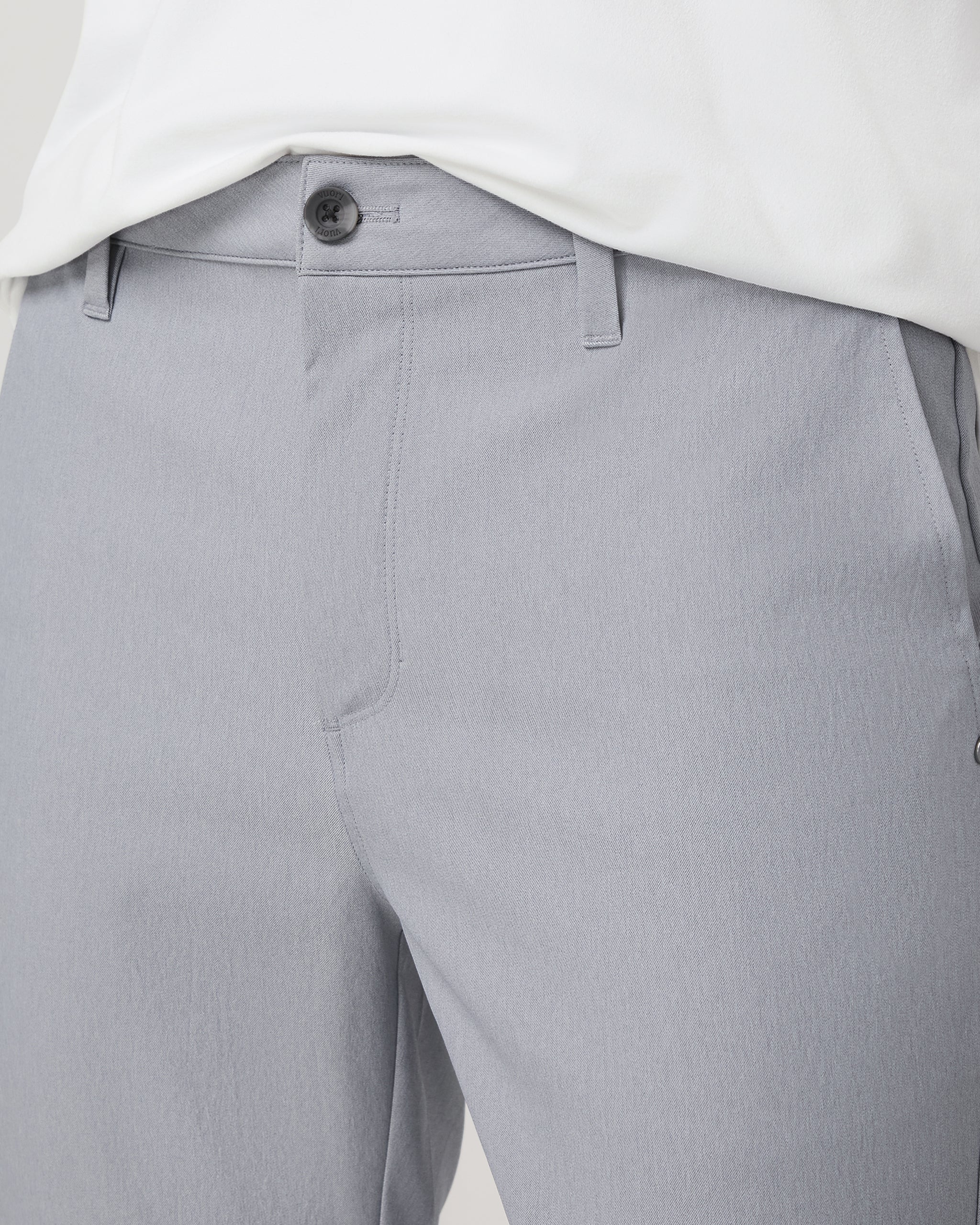 Cascade Tech Chino Pant Athletic Slim Fit 30" | Heather Grey