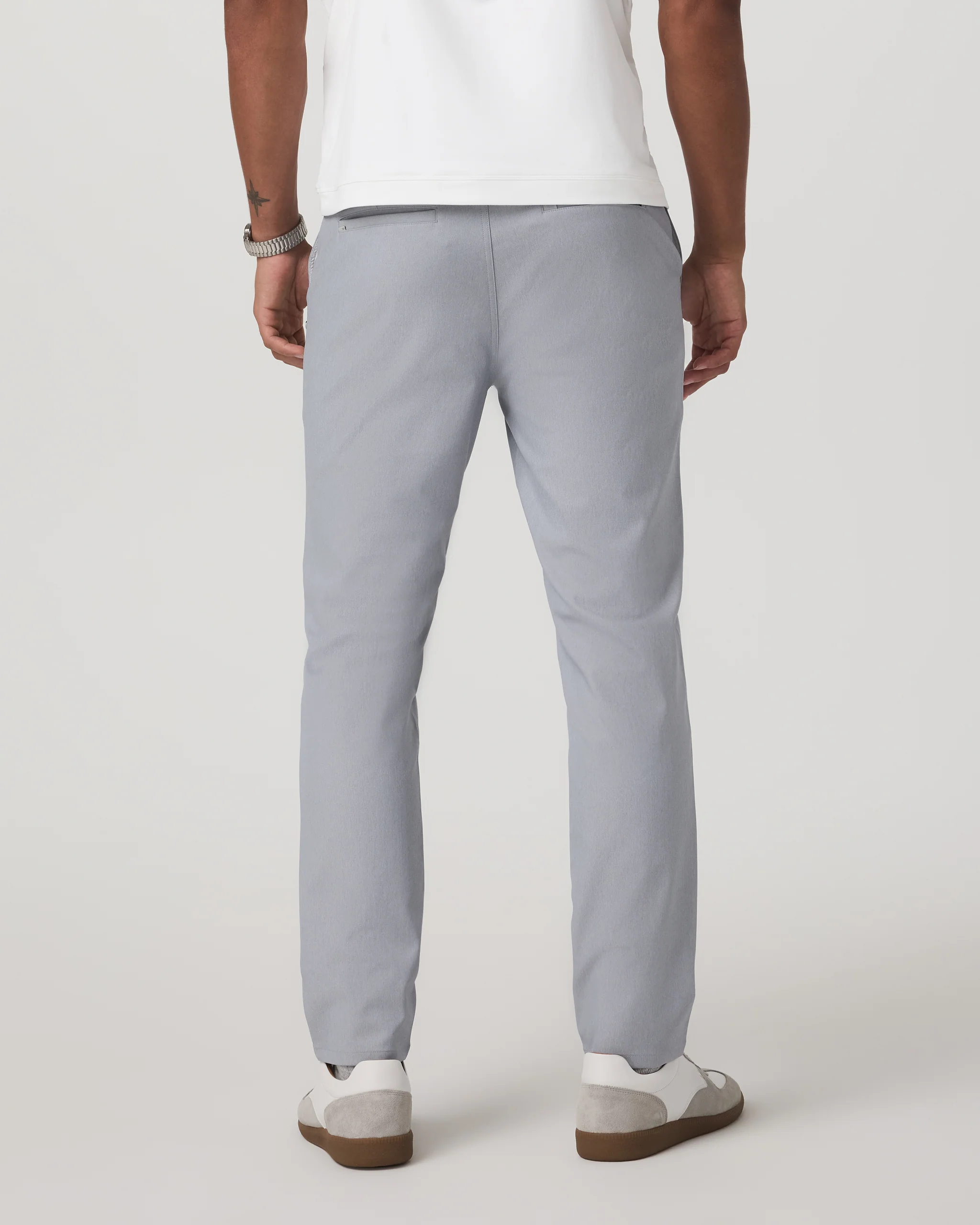 Cascade Tech Chino Pant Athletic Slim Fit 30" | Heather Grey