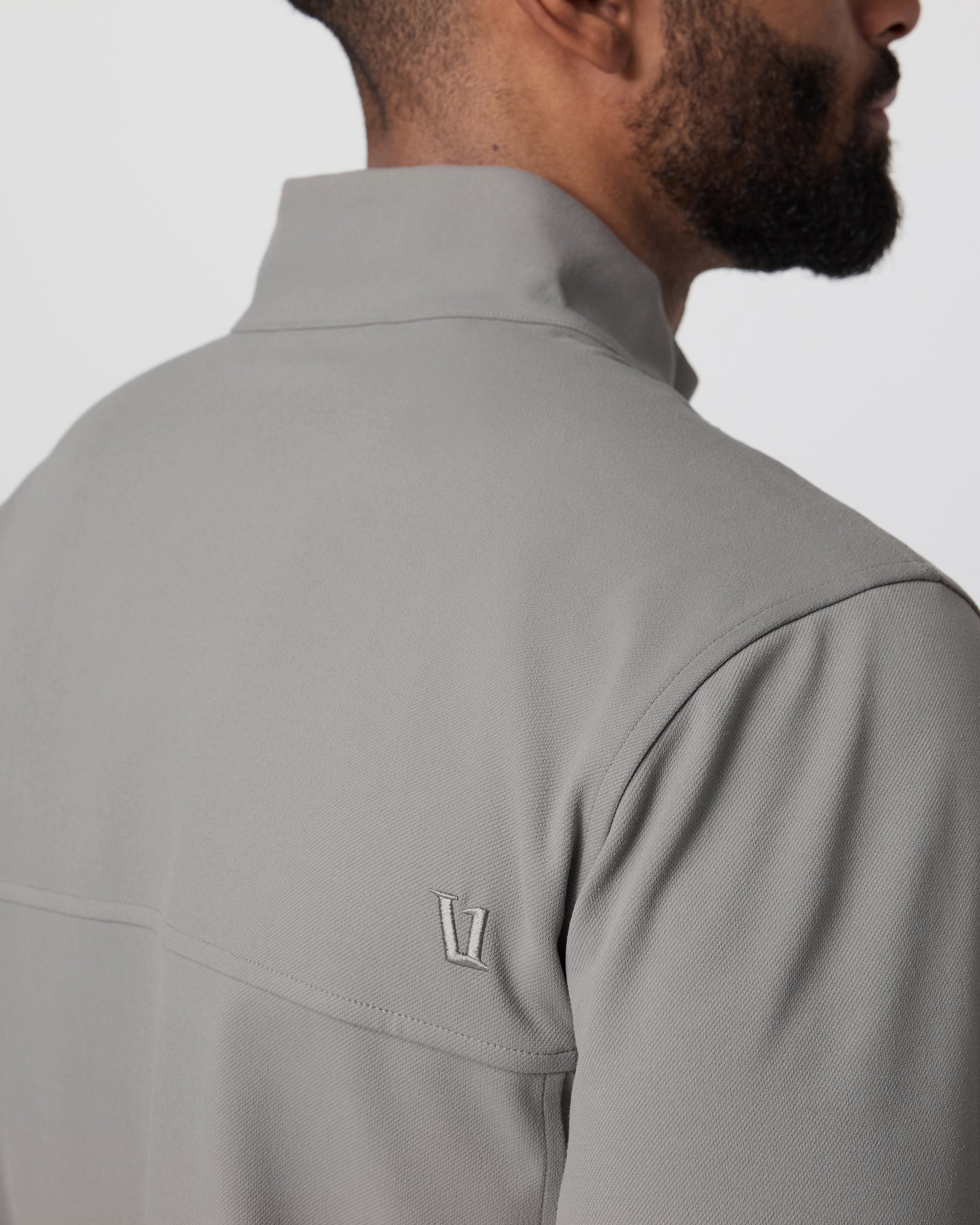 Vuori Meta™ Twill Full Zip | Shiitake