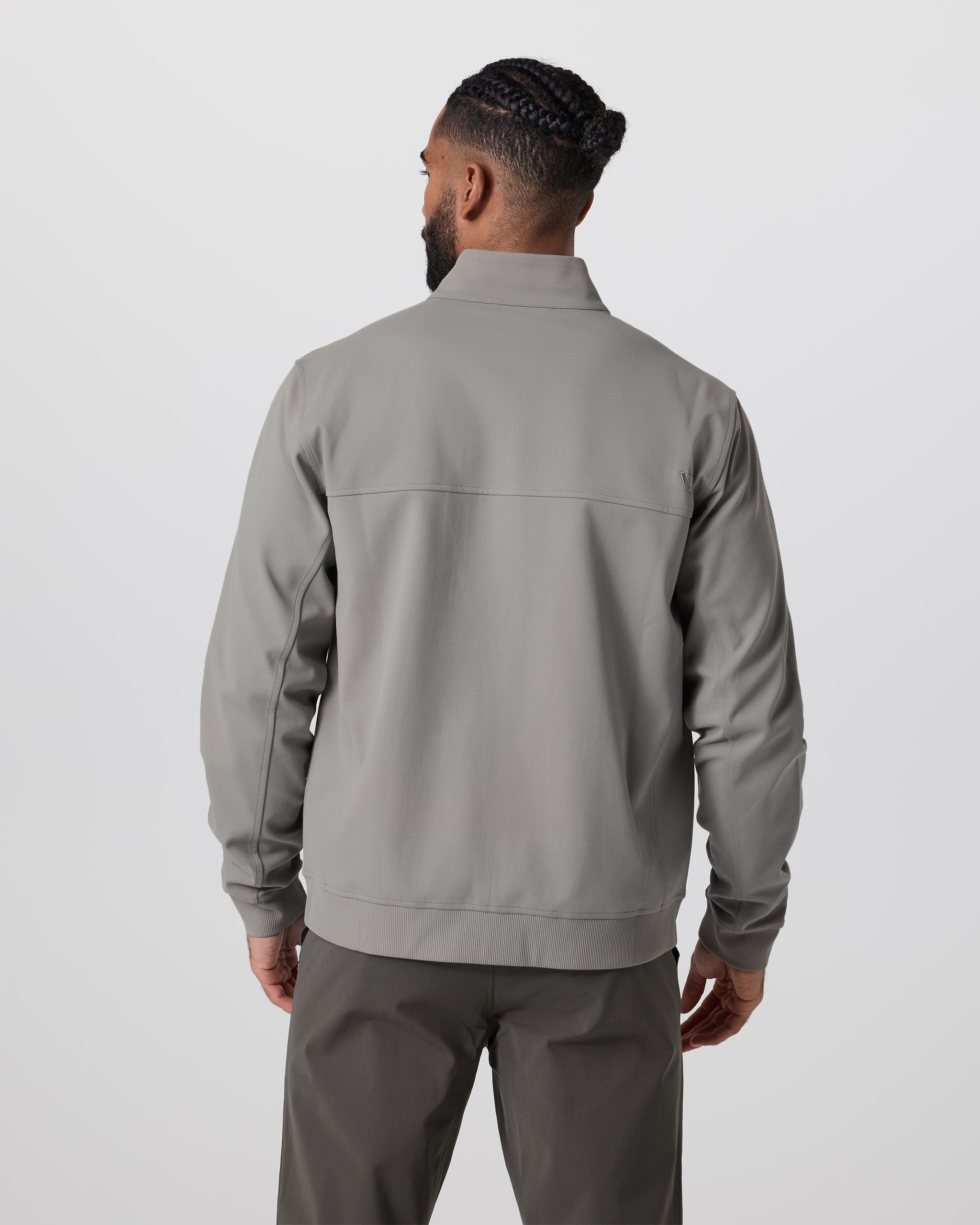 Vuori Meta™ Twill Full Zip | Shiitake