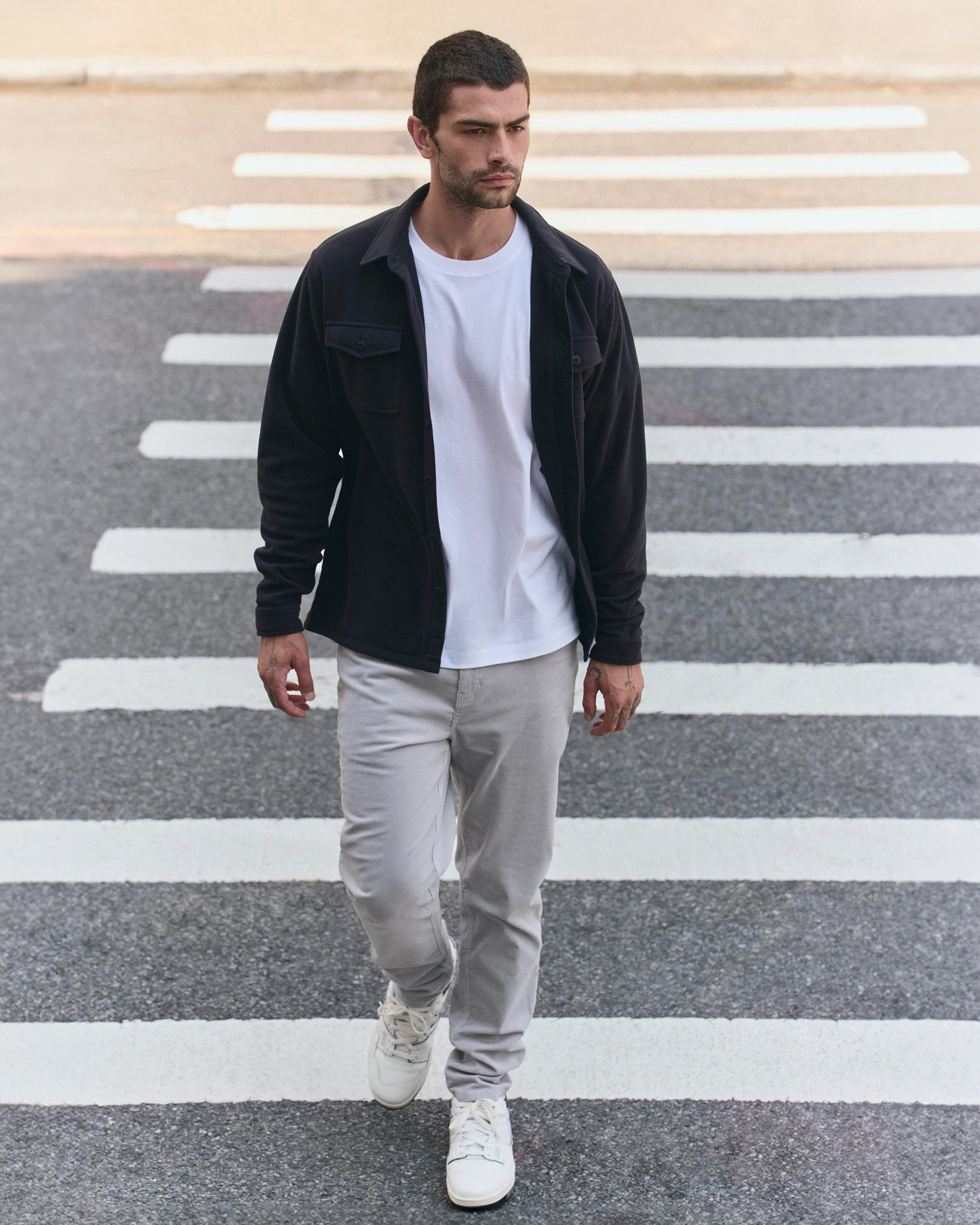 Optimist 5 Pocket Cord Pant Athletic Slim Fit | Amethyst Grey