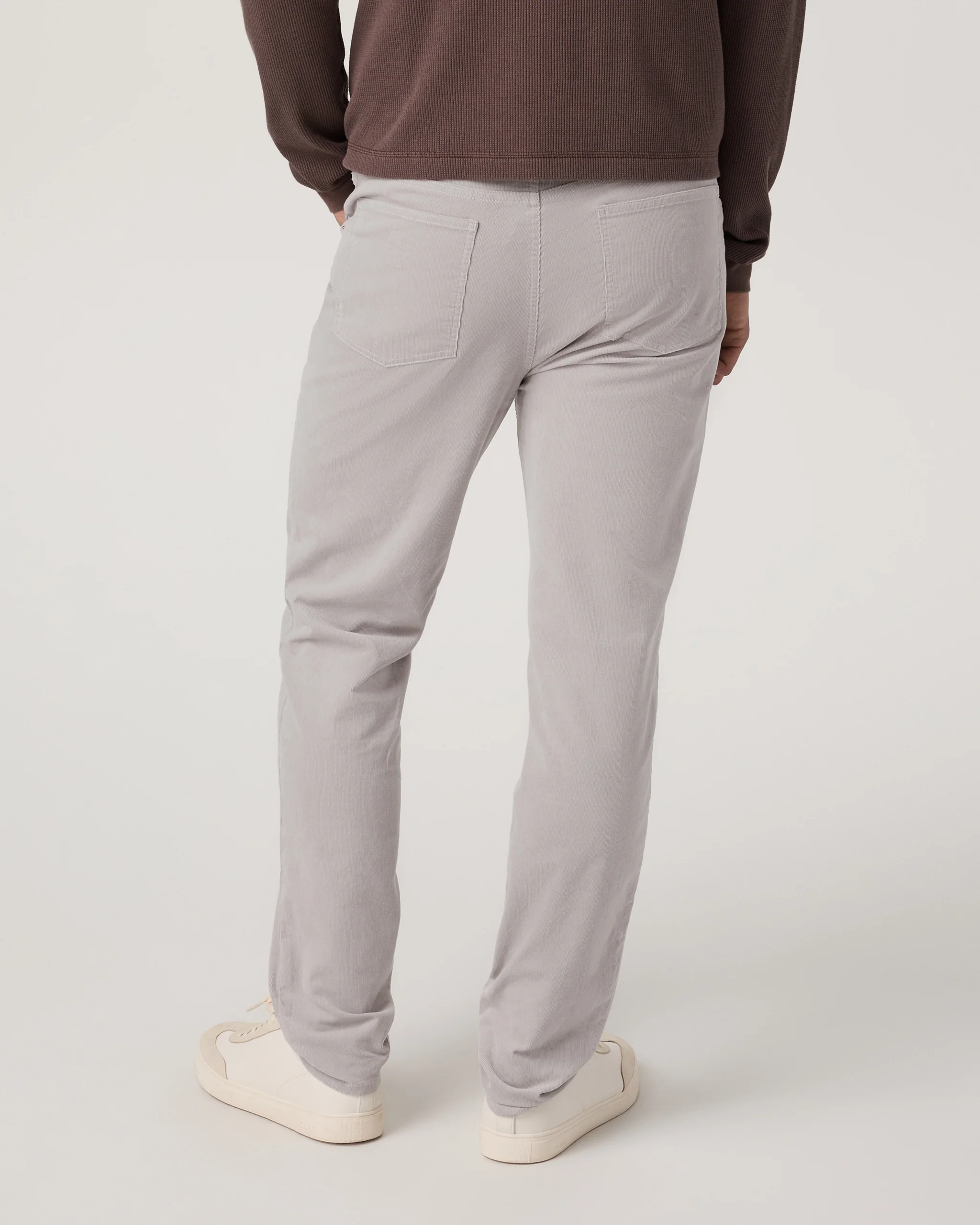 Optimist 5 Pocket Cord Pant Athletic Slim Fit | Amethyst Grey
