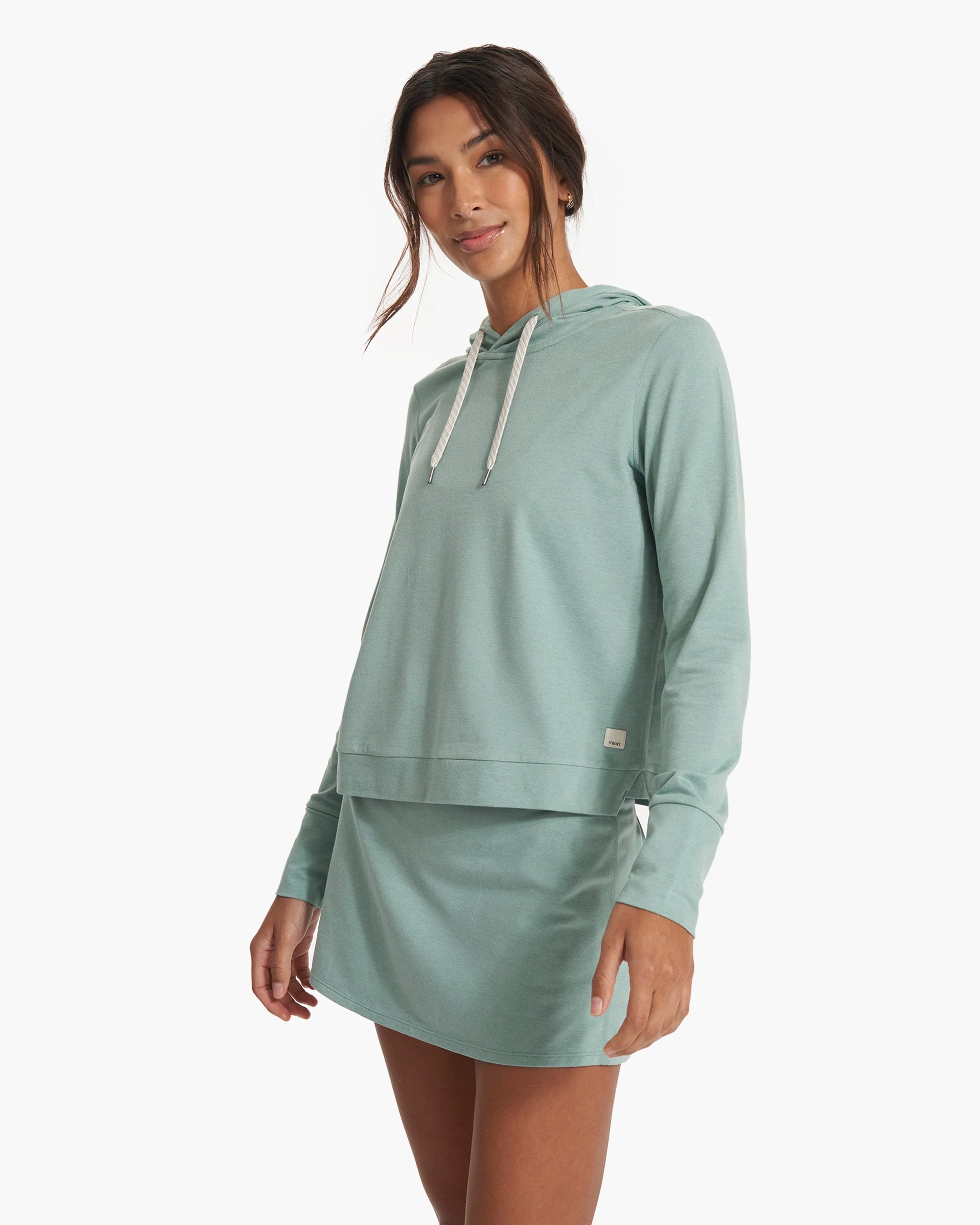Halo Essential Hoodie | Celery Heather