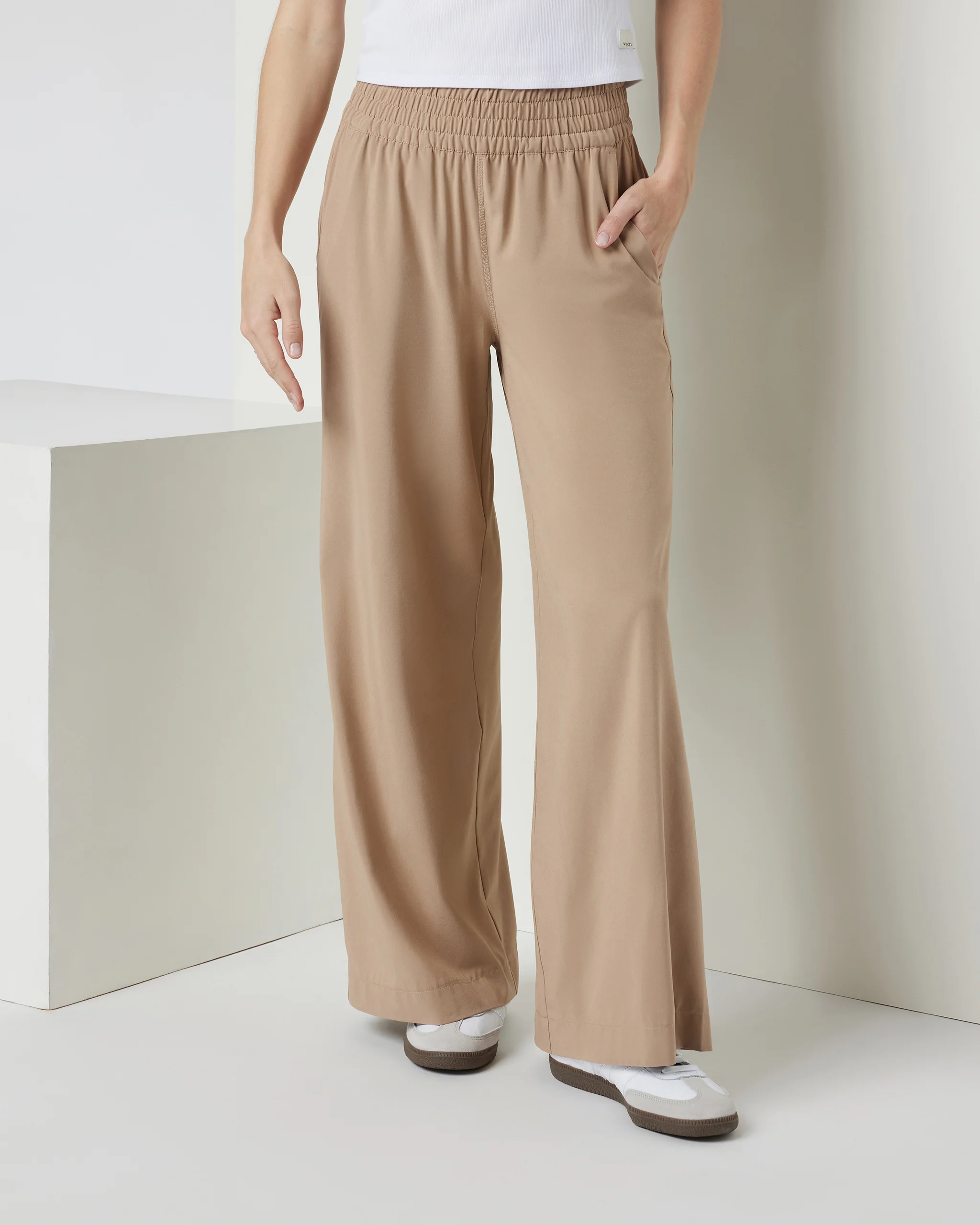 23169-villa-wideleg-pant-short-goldenrod-1.webp Villa Wideleg Pant - Short | Goldenrod
