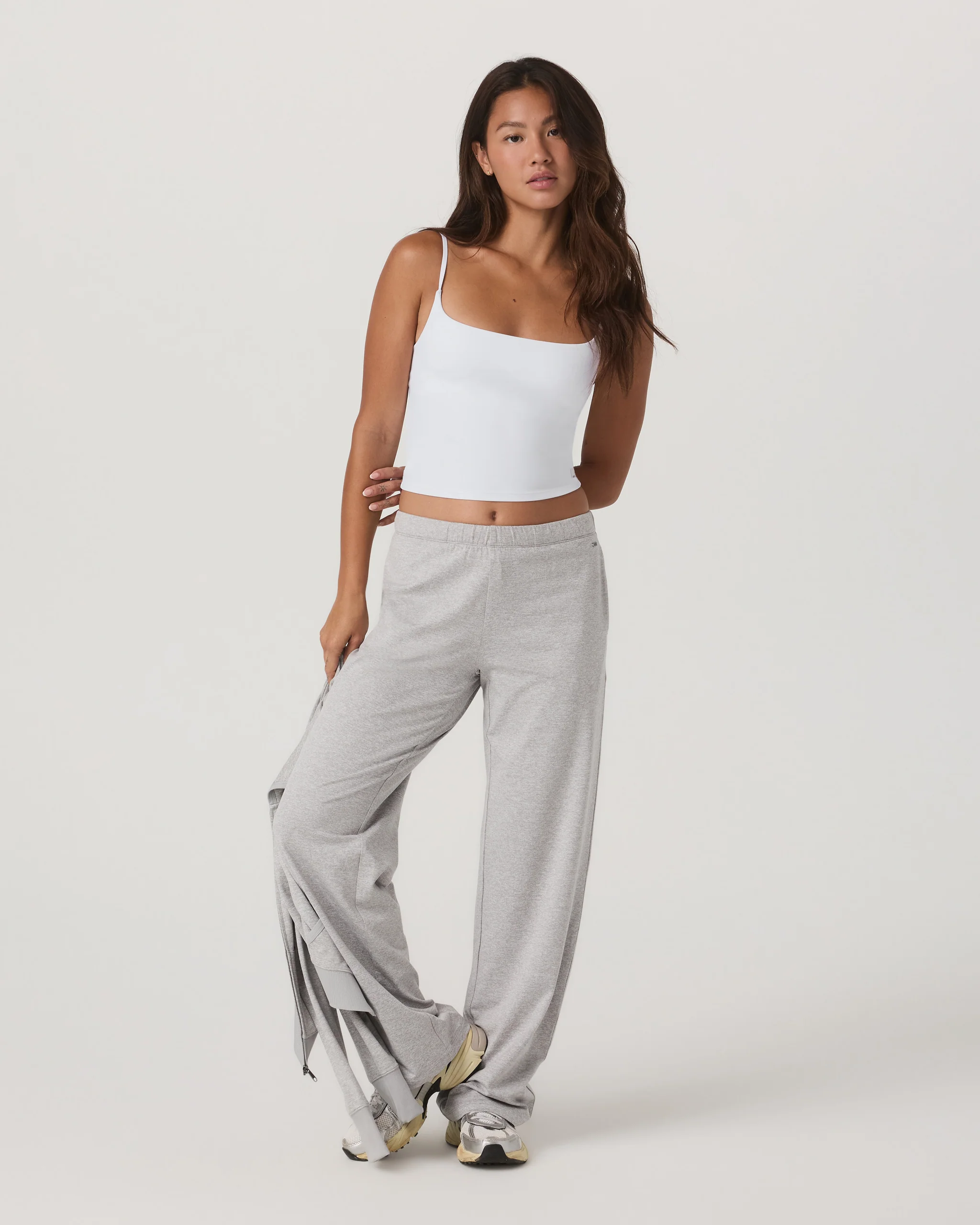 Halo Modern Straight Leg Pant-Long | Pale Grey Heather