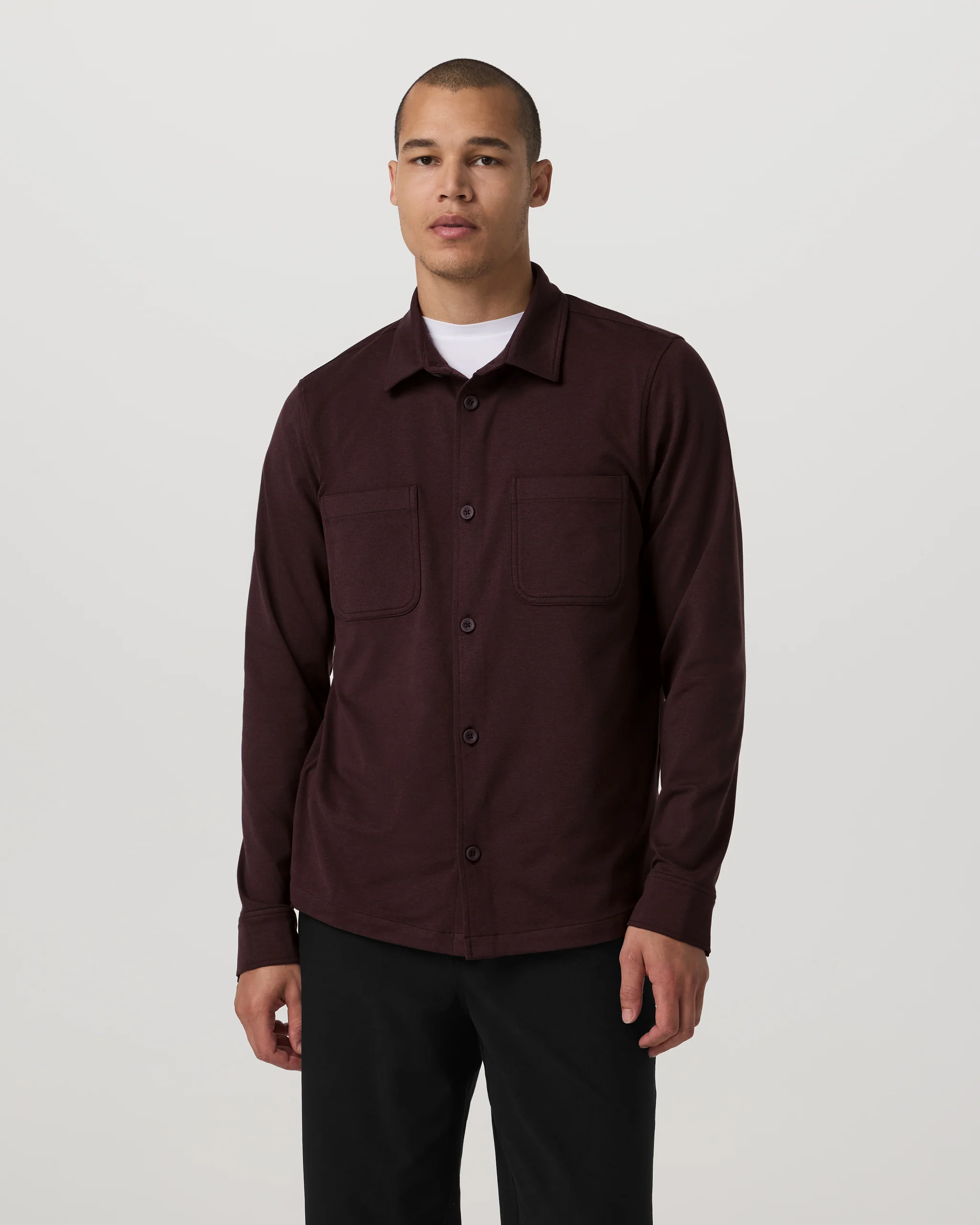 Coronado Shirt Jacket | Mahogany Heather