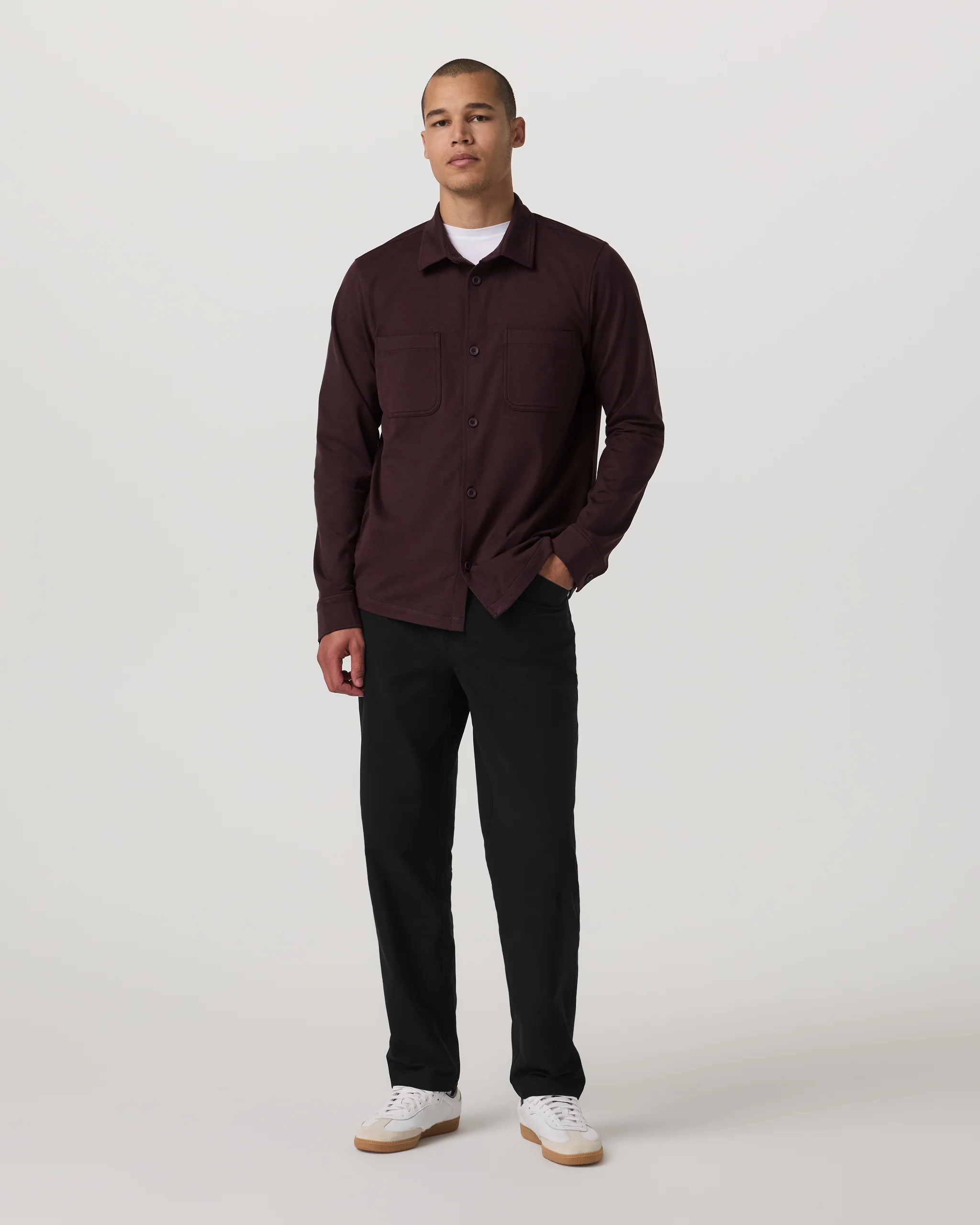 Coronado Shirt Jacket | Mahogany Heather