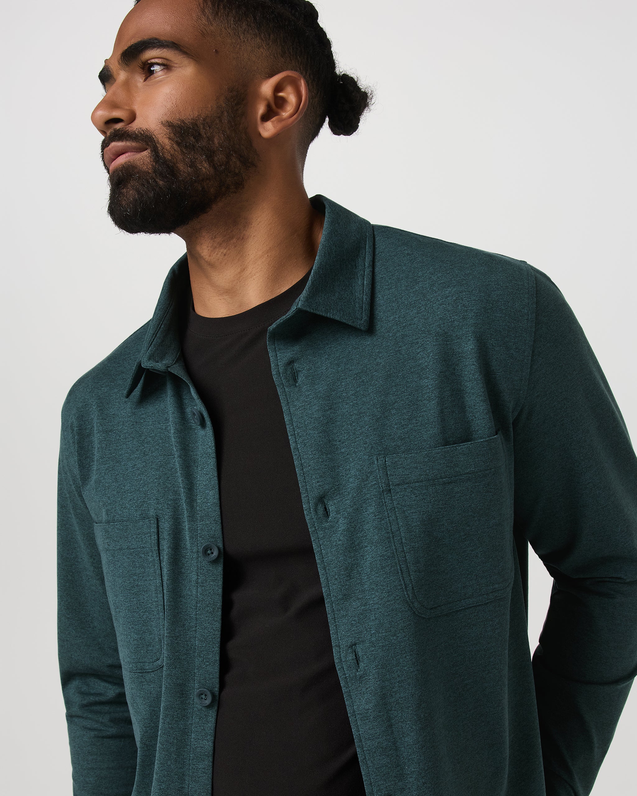 23385-coronado-shirt-jacket-deep-sea-heather-1.jpg Coronado Shirt Jacket | Deep Sea Heather