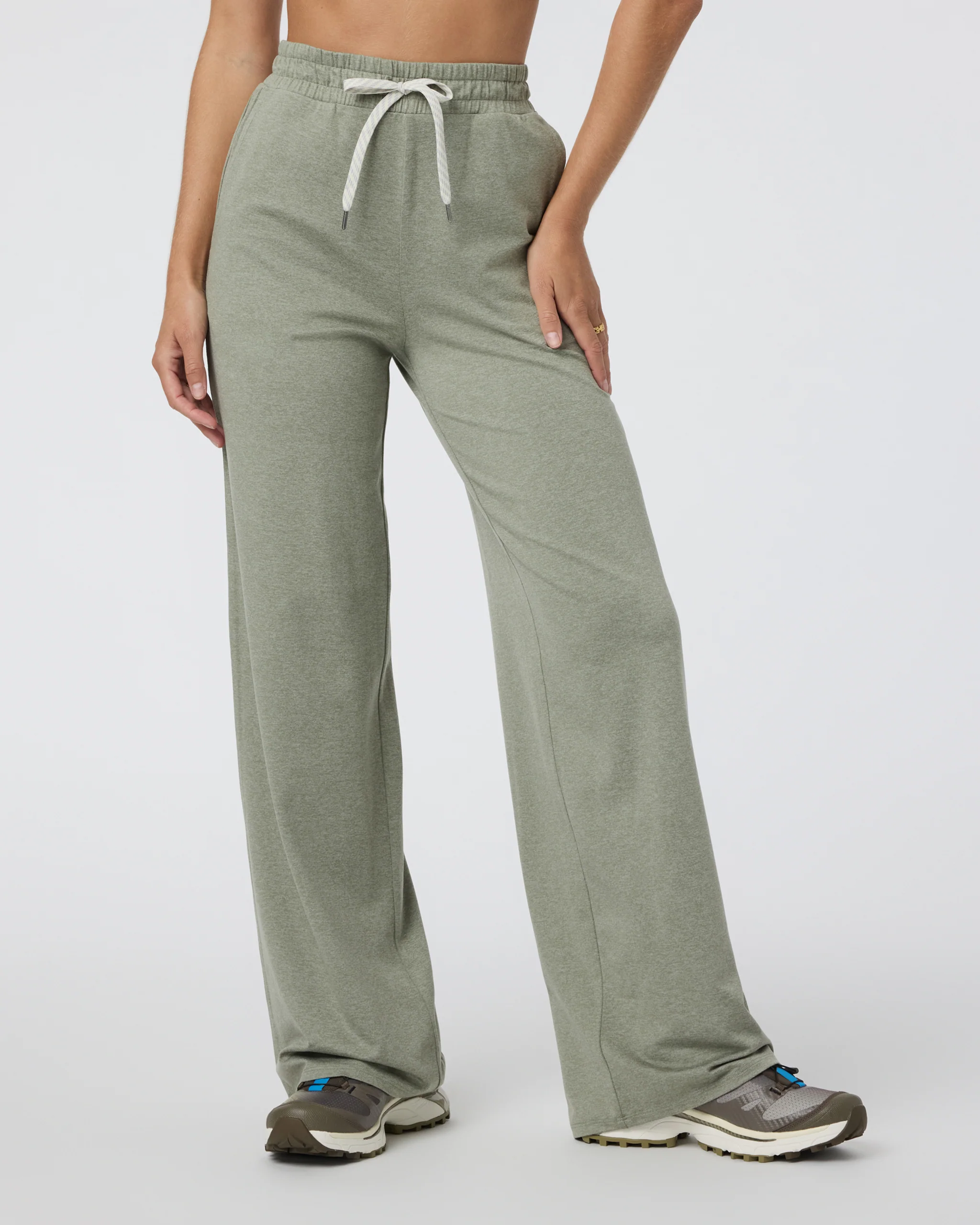 23409-halo-essential-wideleg-pant-long-laurel-heather-1.webp Halo Essential Wideleg Pant - Long | Laurel Heather