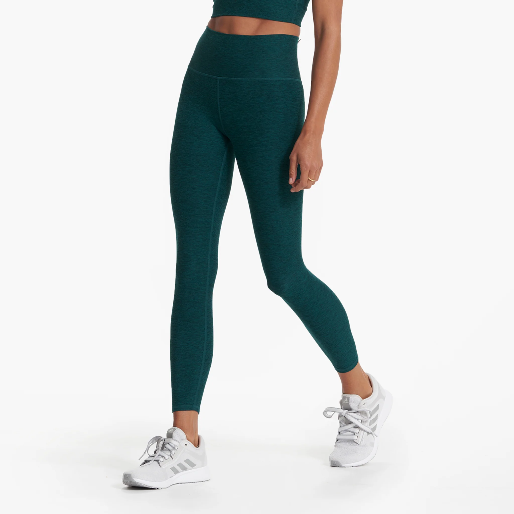 23453-clean-elevation-legging-short-jade-heather-1.webp Clean Elevation Legging-Short | Jade Heather