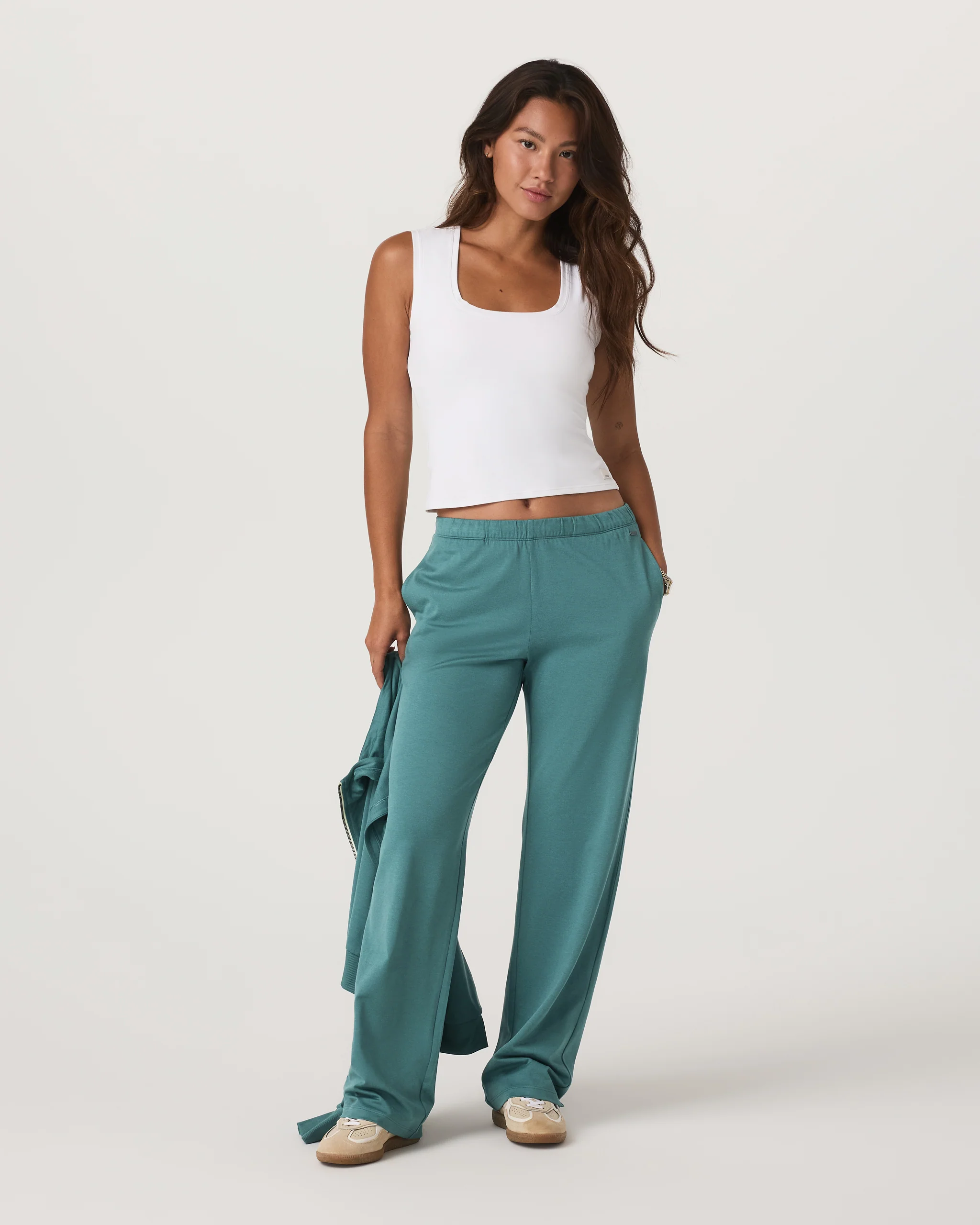 Halo Modern Straight Leg Pant-Long | Bluegrass Heather