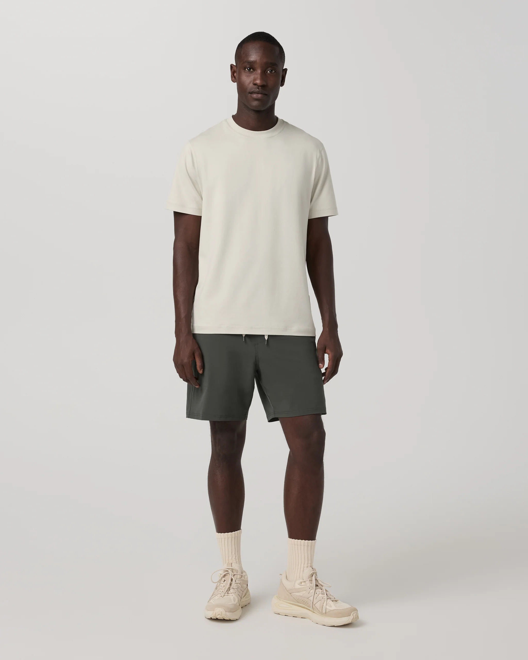Short Sleeve Ponto Performance Tee | Sandalwood Heather