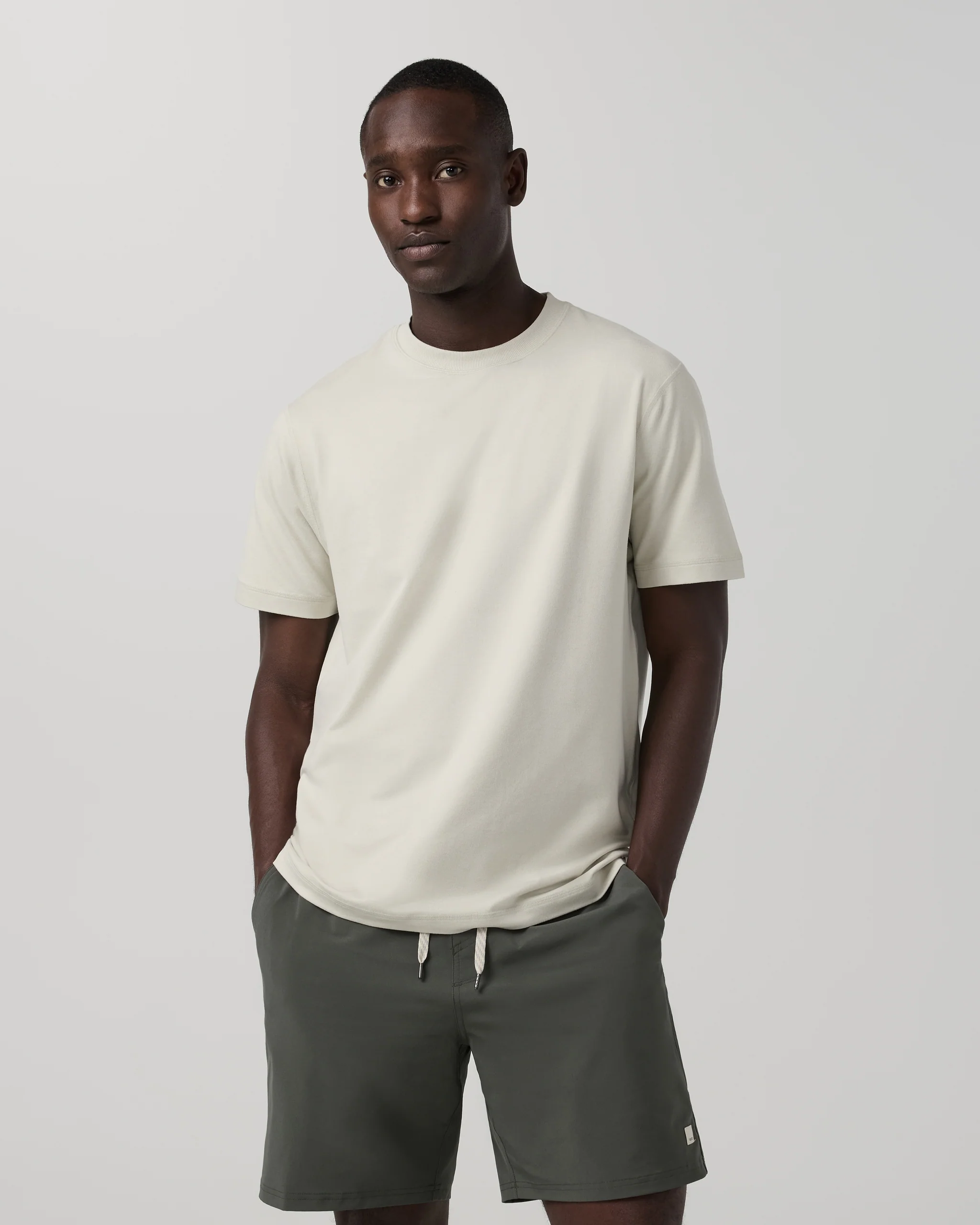 Short Sleeve Ponto Performance Tee | Sandalwood Heather