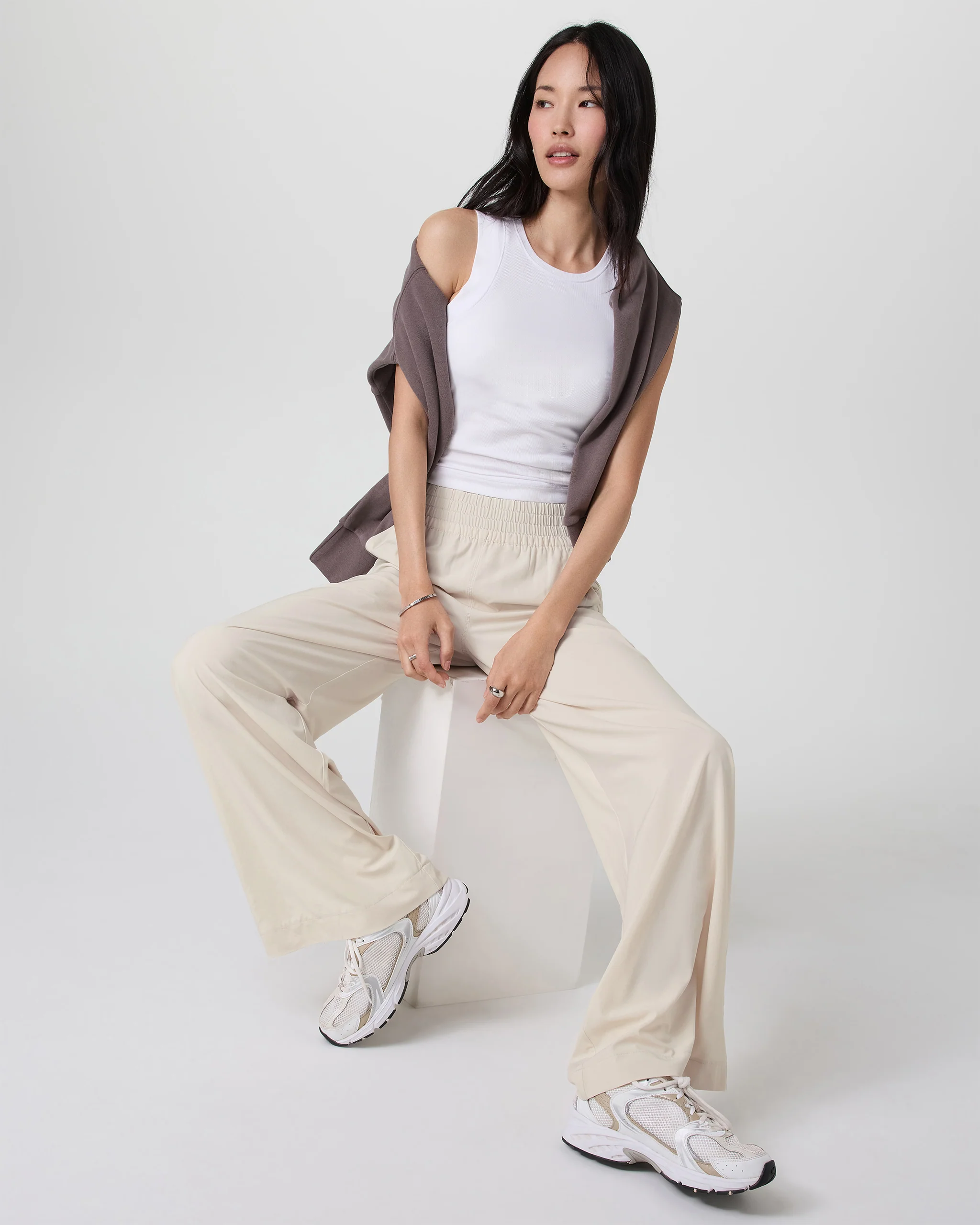 Villa Wideleg Pant - Short | Milkweed