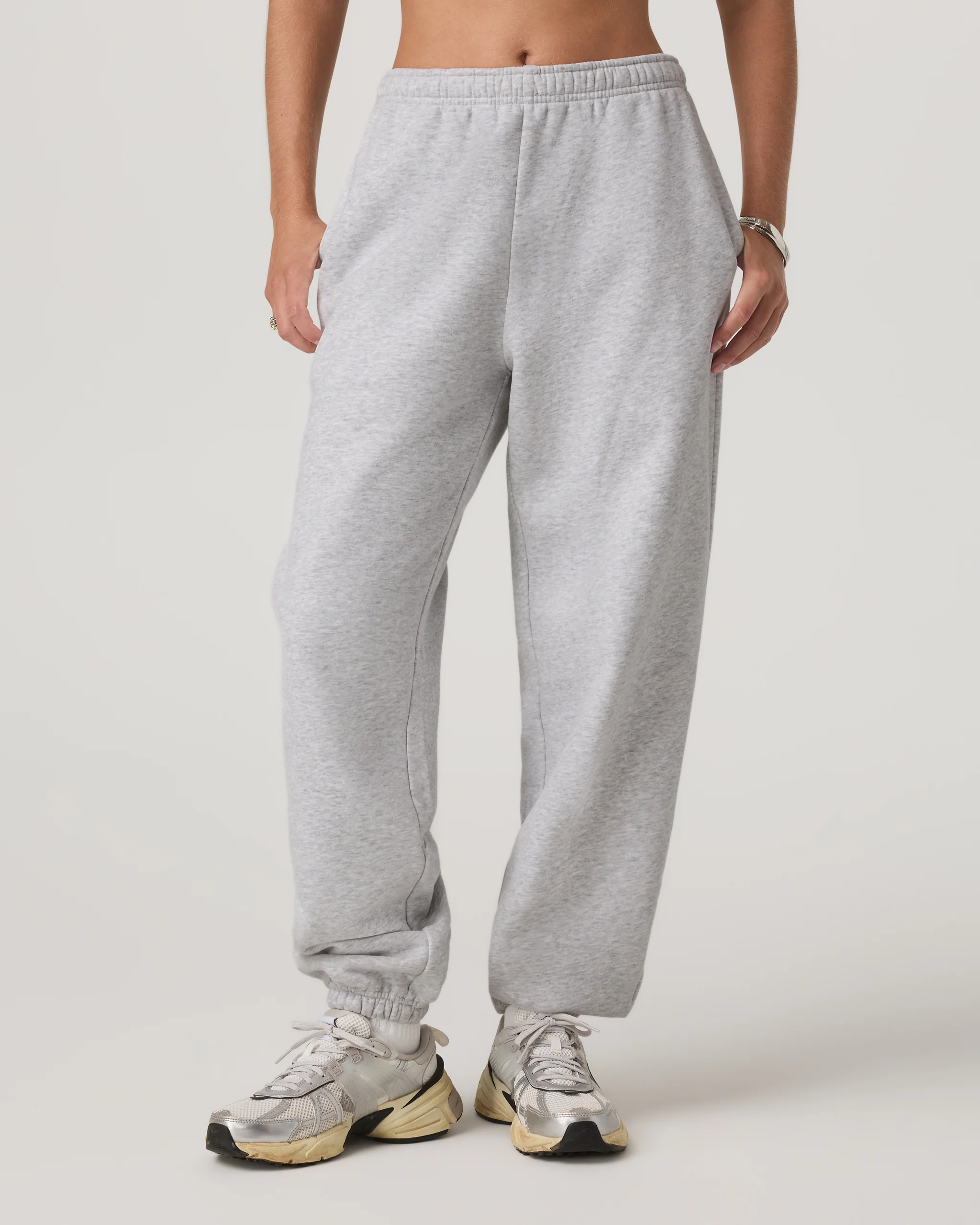 Restore Classic Sweatpant-Long | Pale Grey Heather