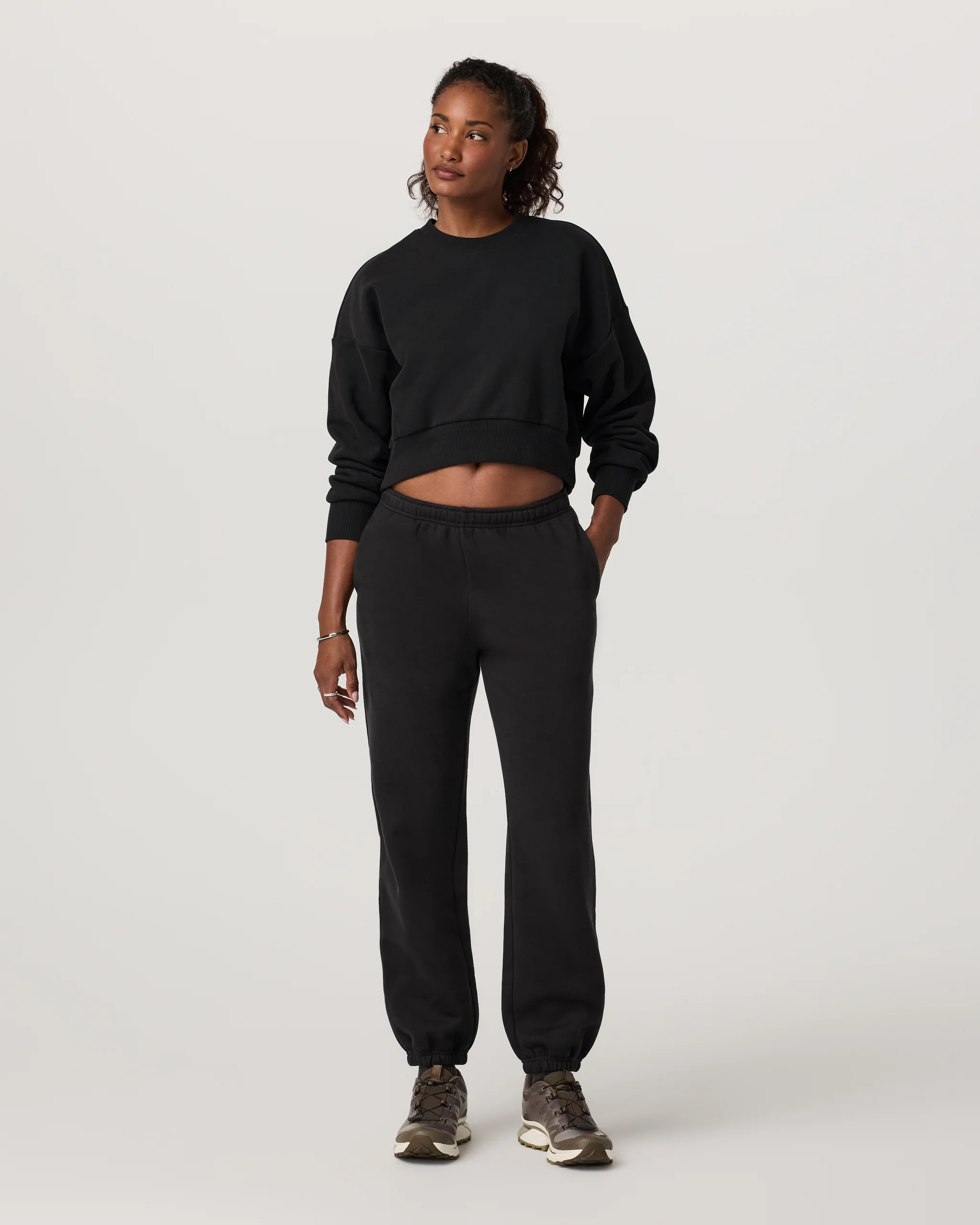 Restore Classic Sweatpant-Long | Washed Black