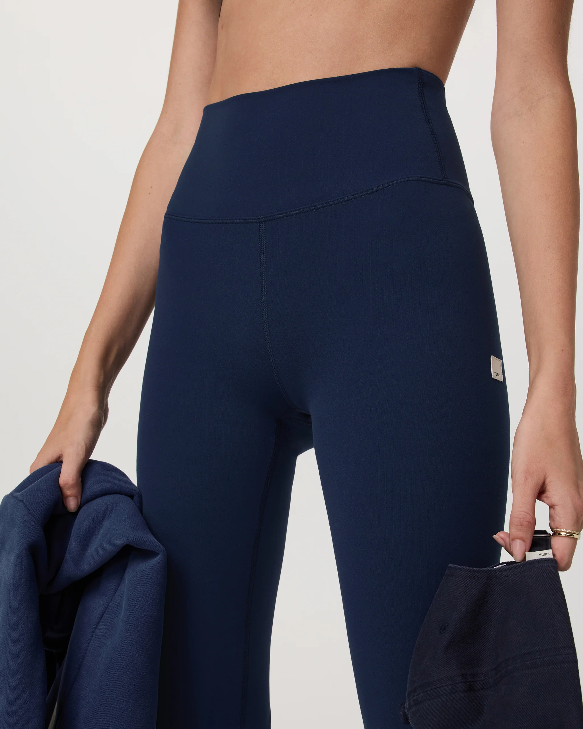 Vuori AllTheFeels™ Slim Flare - Short | Blue Coast