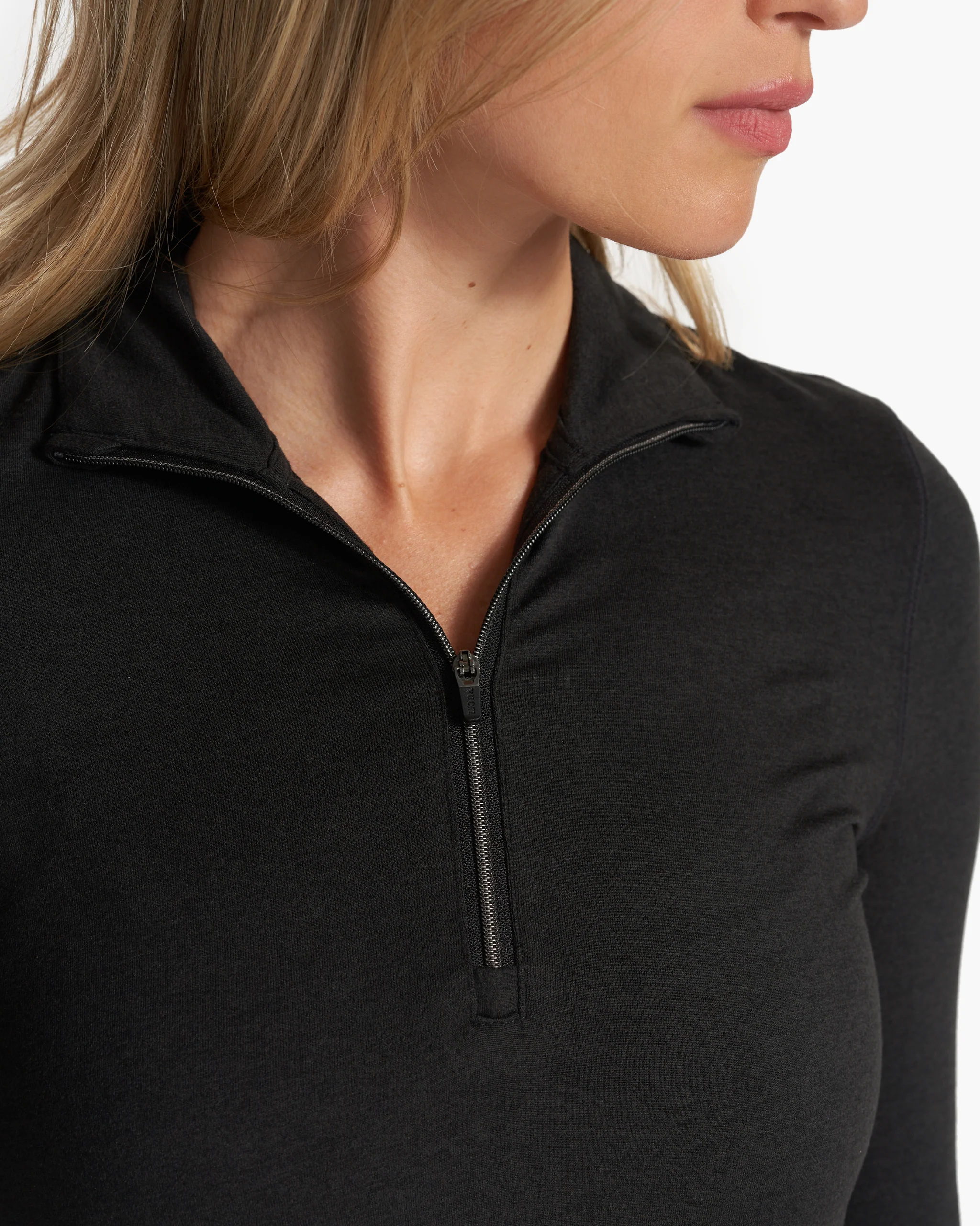Halo Essential Half Zip | Black Heather