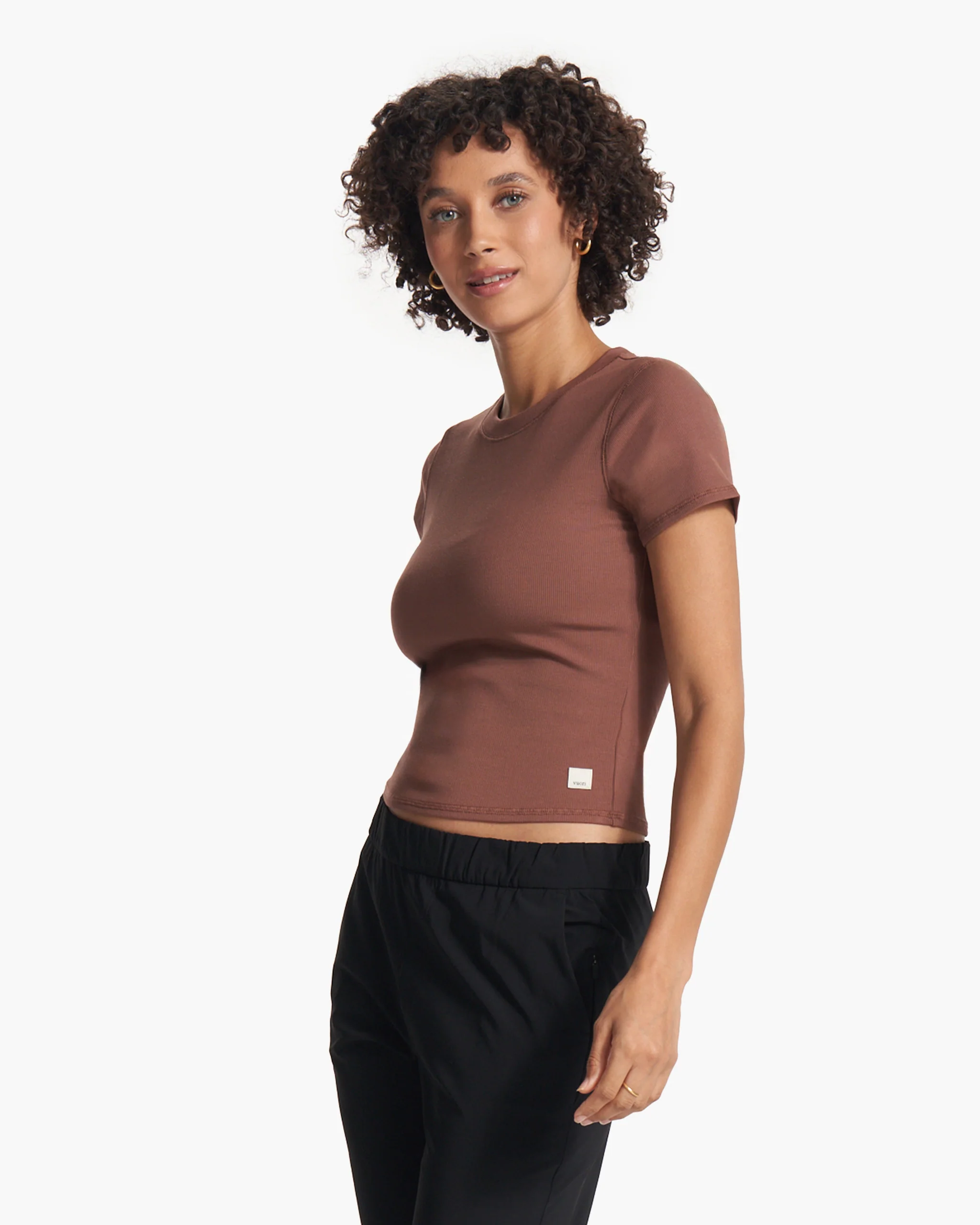 3006-pose-fitted-tee-hazelnut-2.webp Pose Fitted Tee | Hazelnut