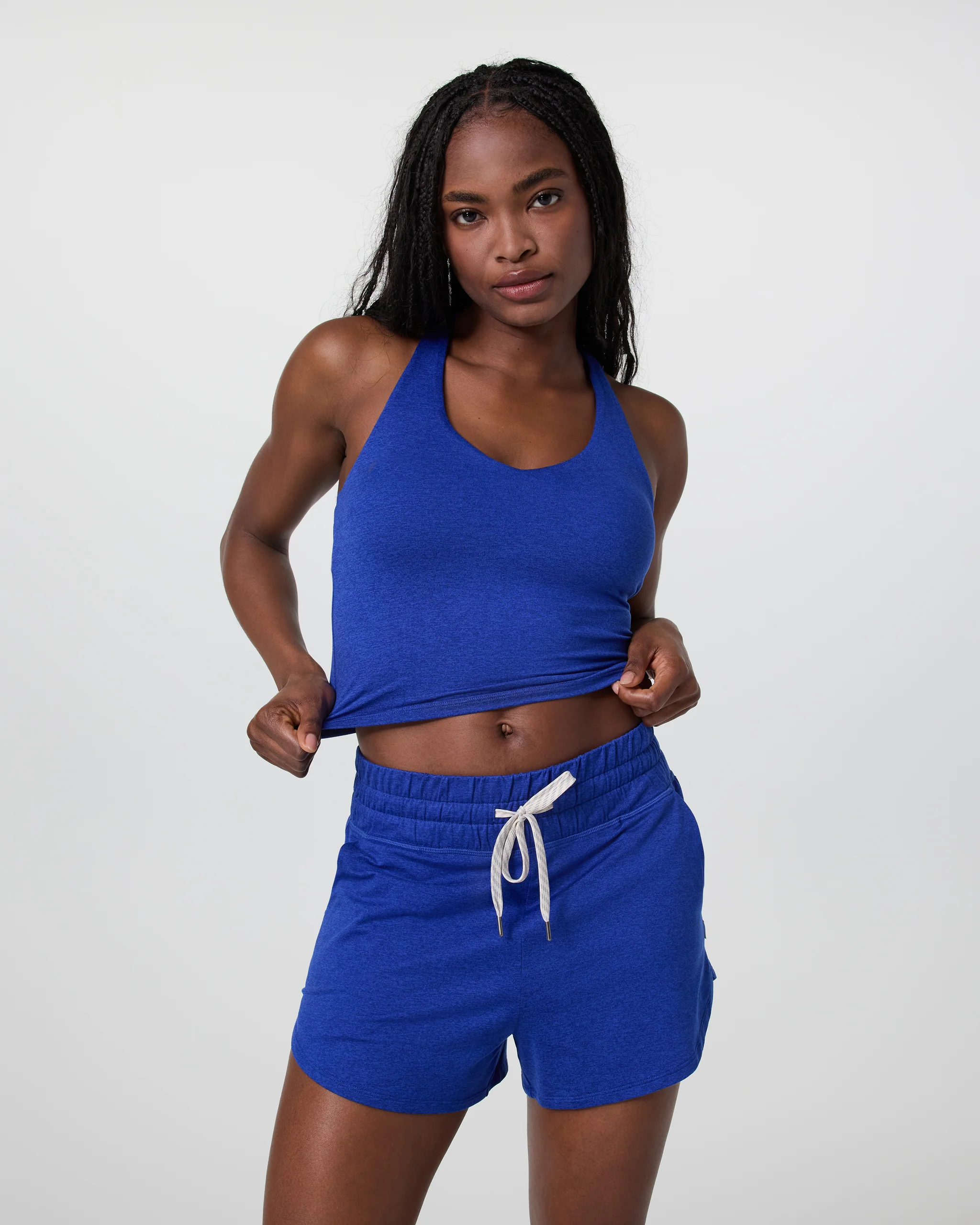 Halo Performance Crop 2.0 | Copenhagen Heather