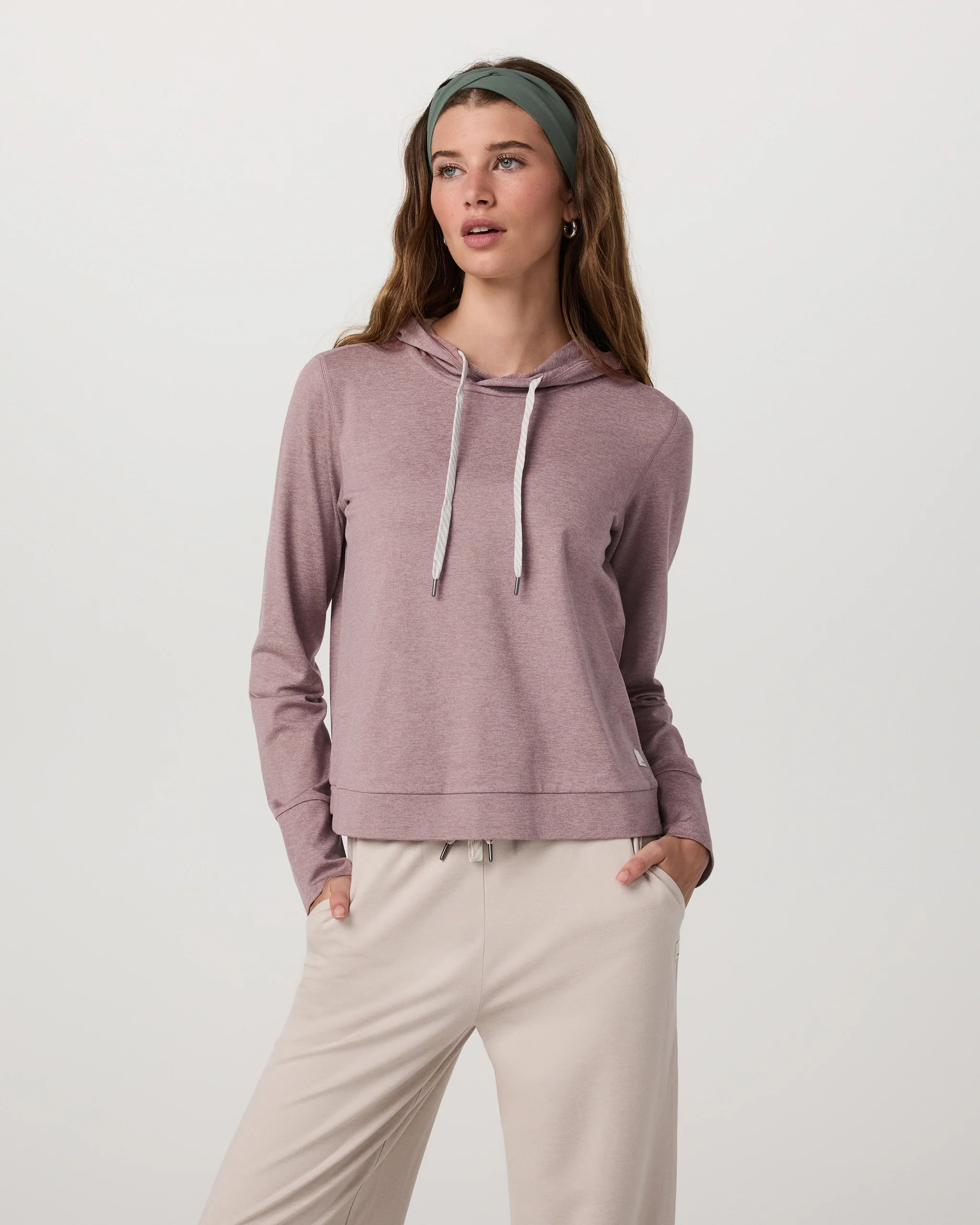 Halo Essential Hoodie | Zion Rose Heather