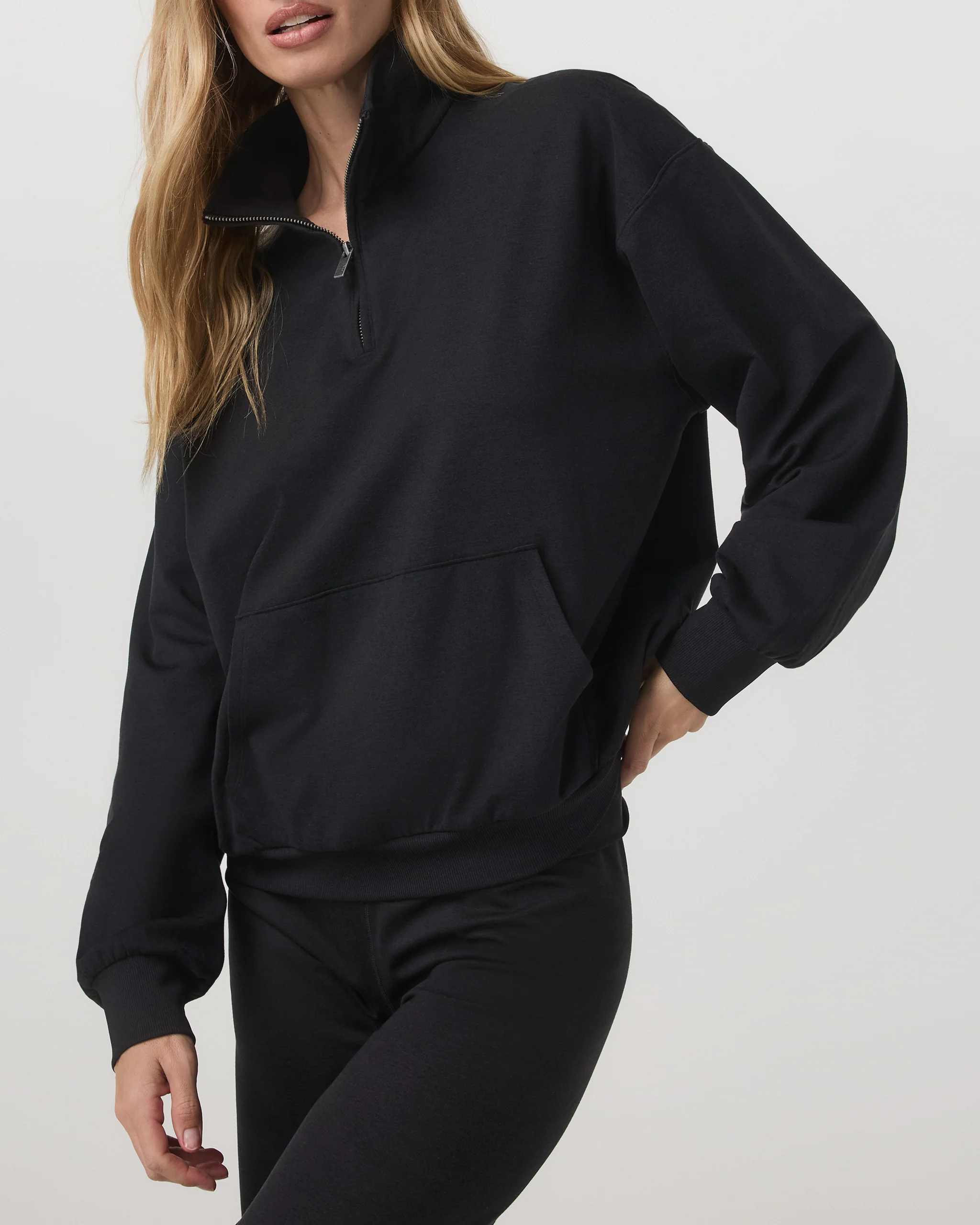3209-granite-half-zip-black-heather-1.webp Granite Half Zip | Black Heather