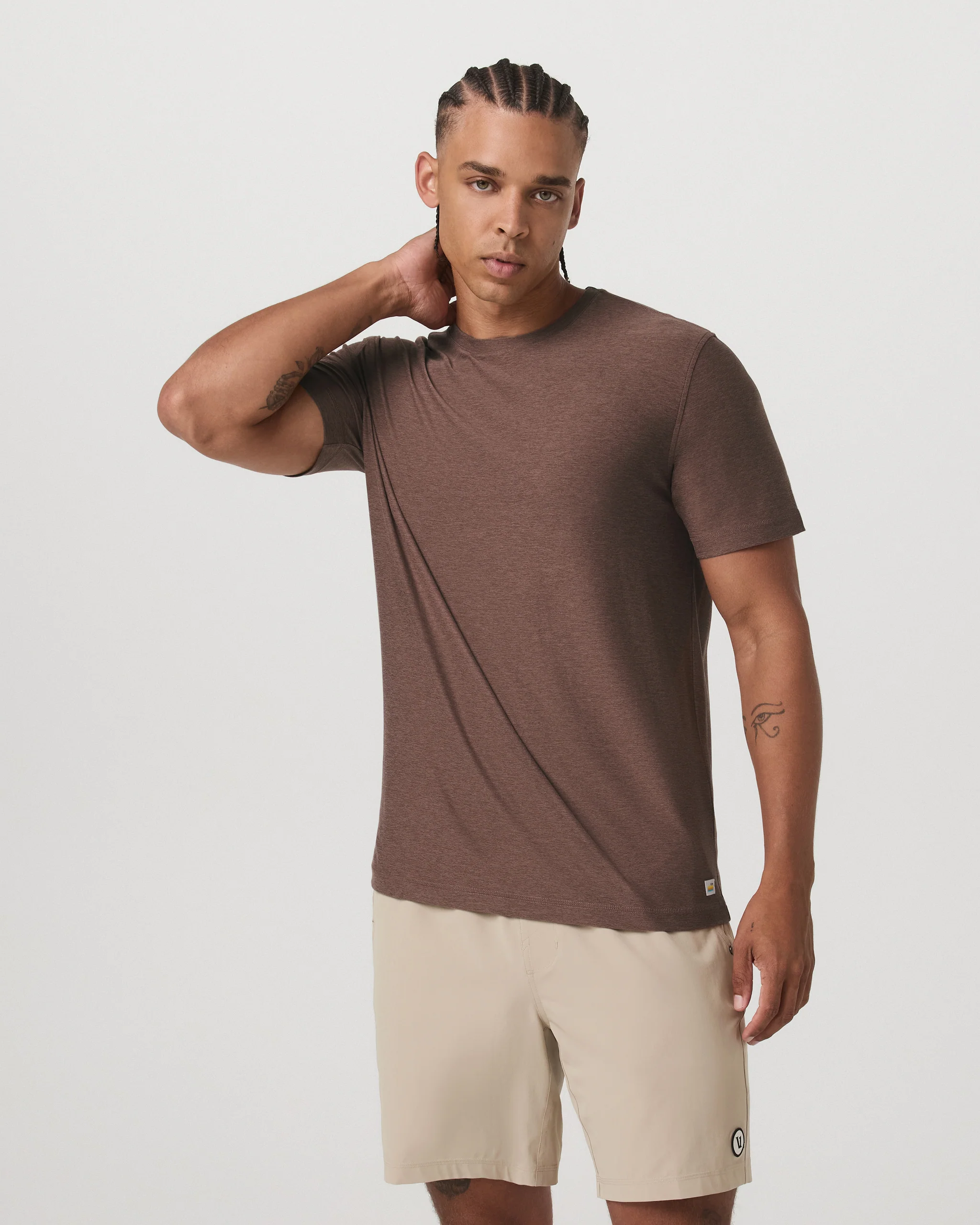 Strato Tech Tee | Sable Heather