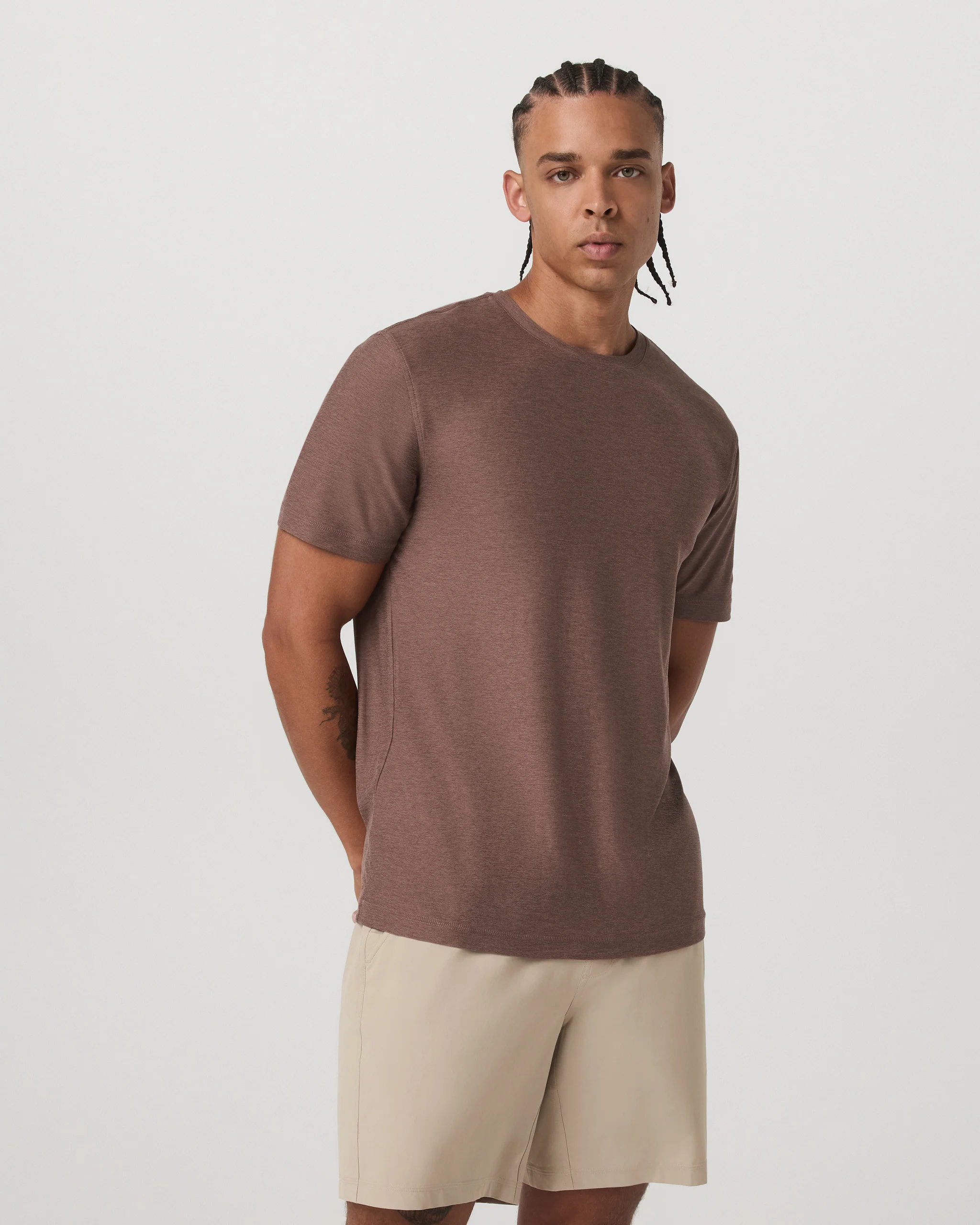 Strato Tech Tee | Sable Heather