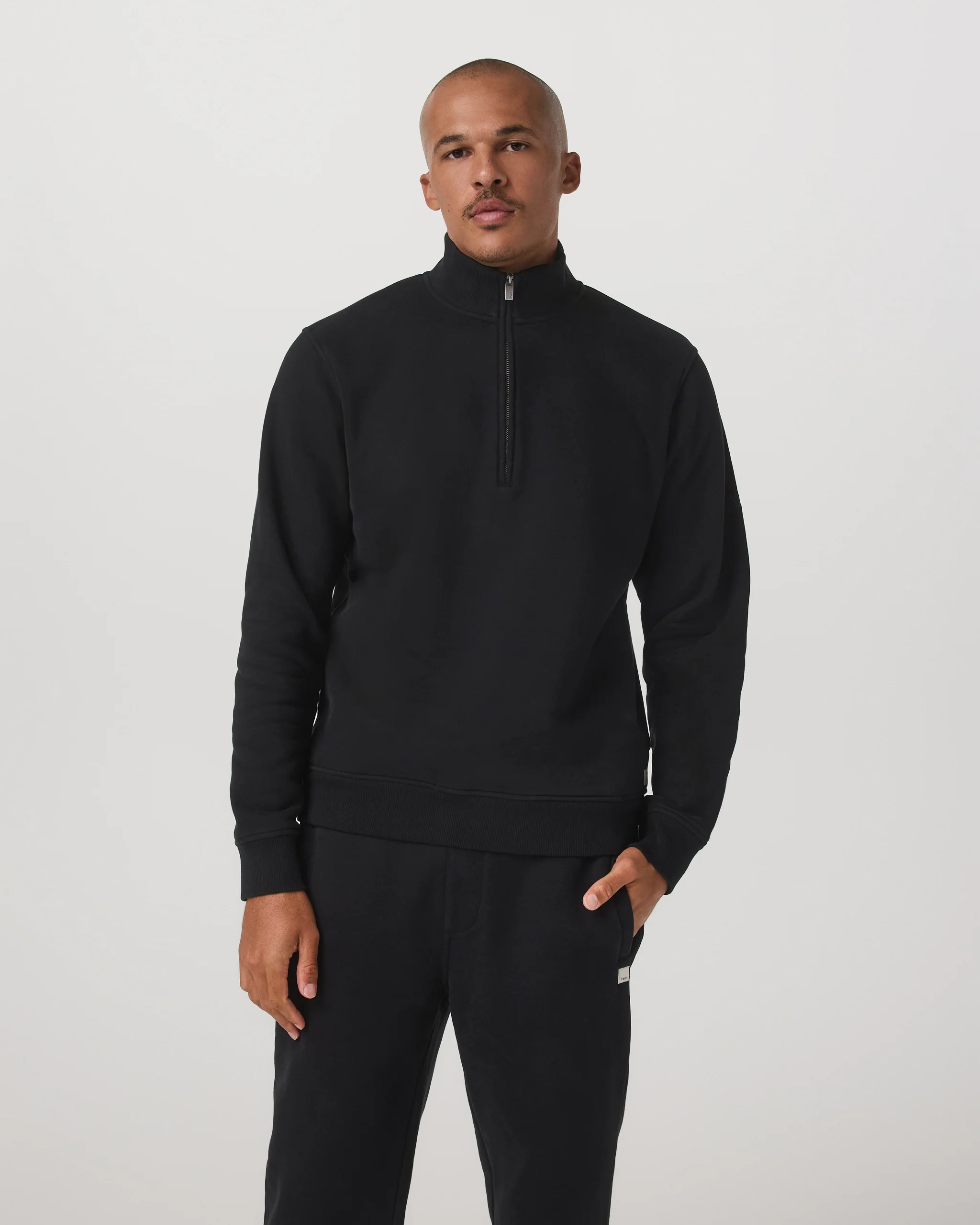 Seaside Half Zip | Black