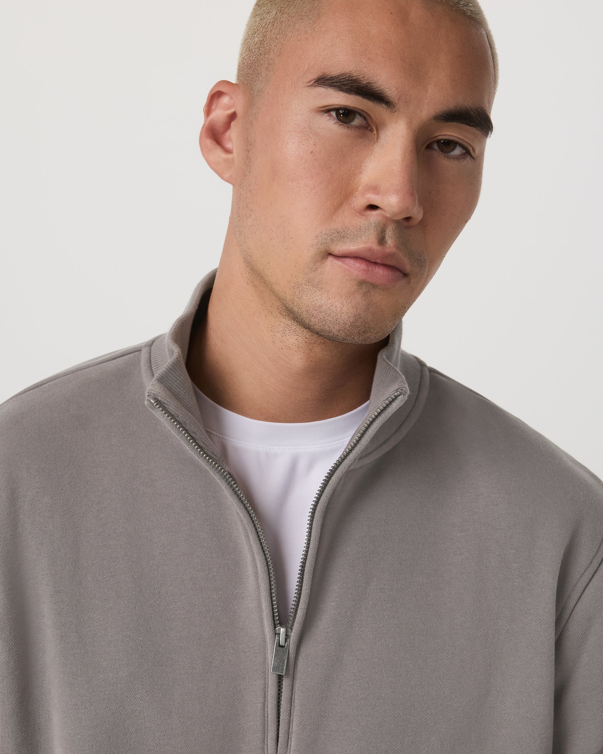 Seaside Half Zip | Cavern Grey