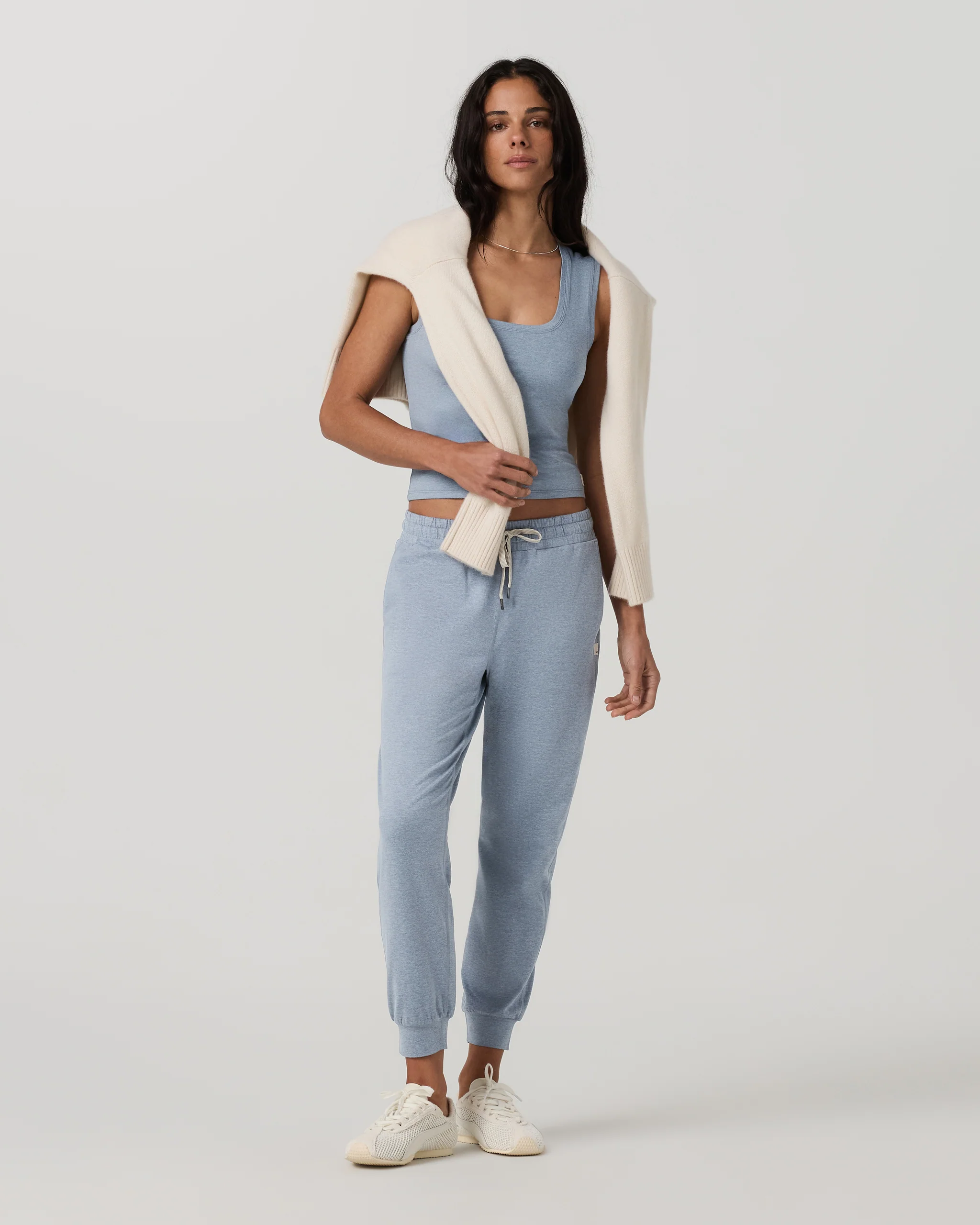 3454-halo-essential-scoop-tank-coastal-fog-heather-6.webp Halo Essential Scoop Tank | Coastal Fog Heather