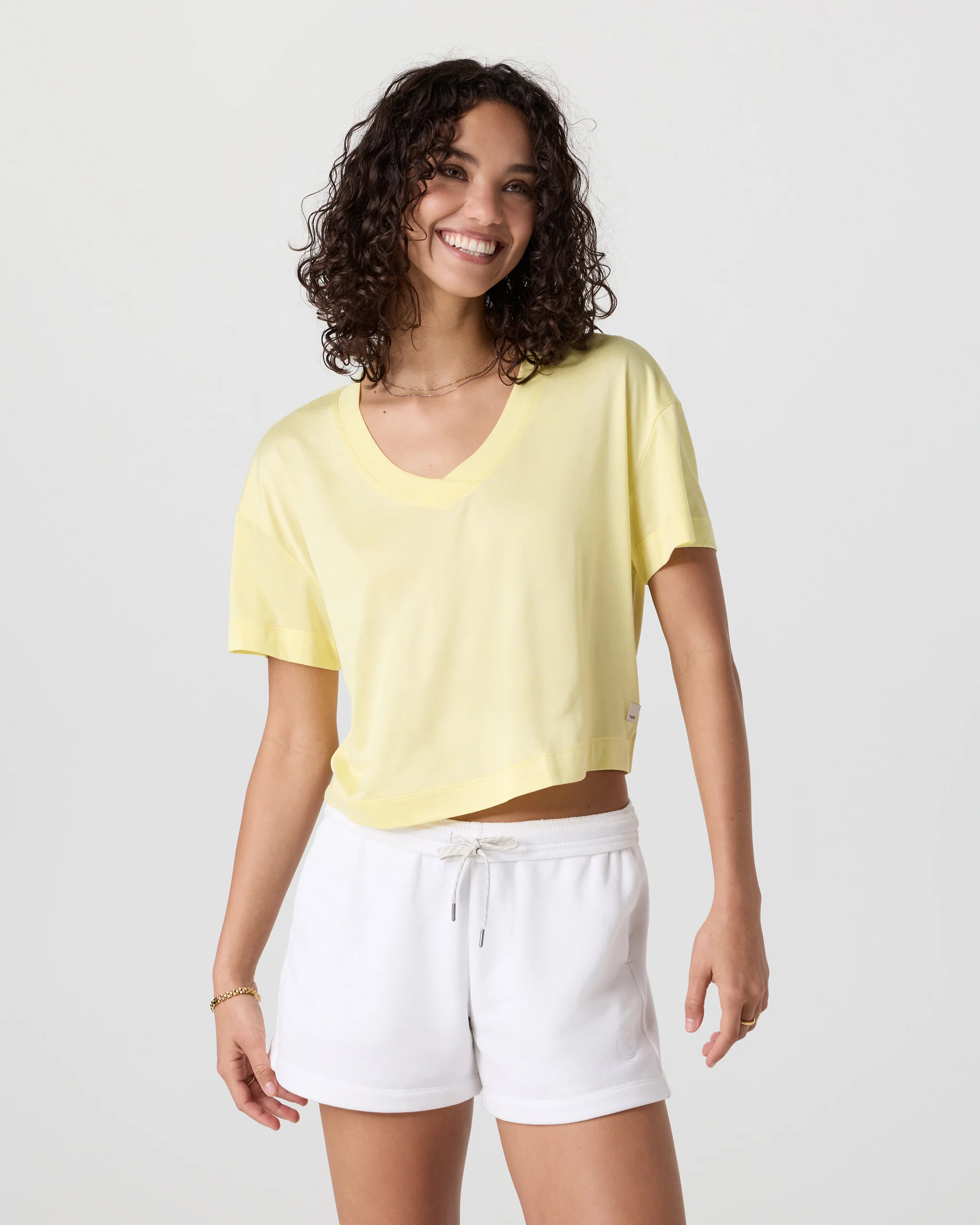 3551-short-sleeve-energy-v-neck-tee-sunlight-heather-1.webp Short Sleeve Energy V-Neck Tee | Sunlight Heather