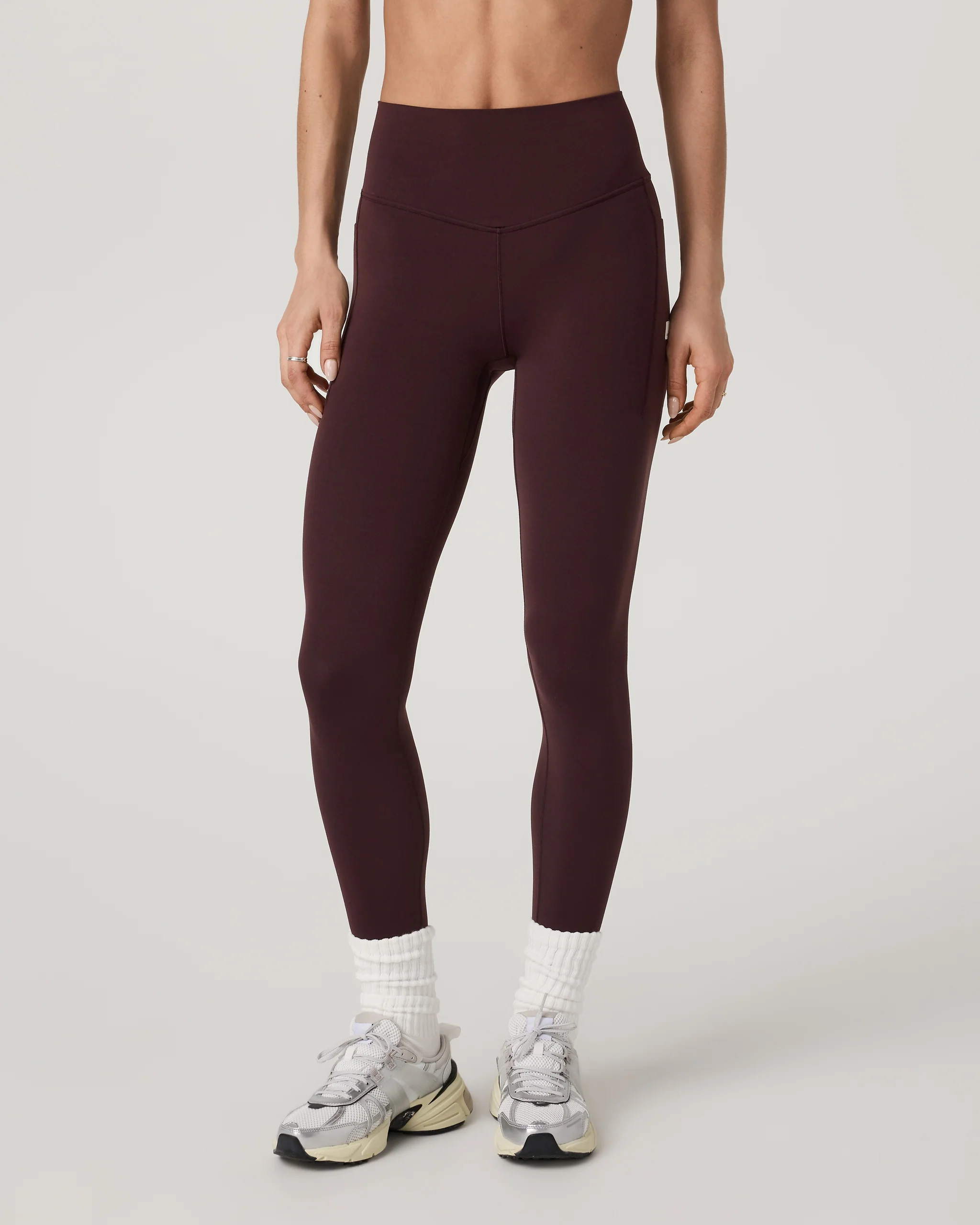 Vuori AllTheForm™ Pocket Legging - Short | Raisin