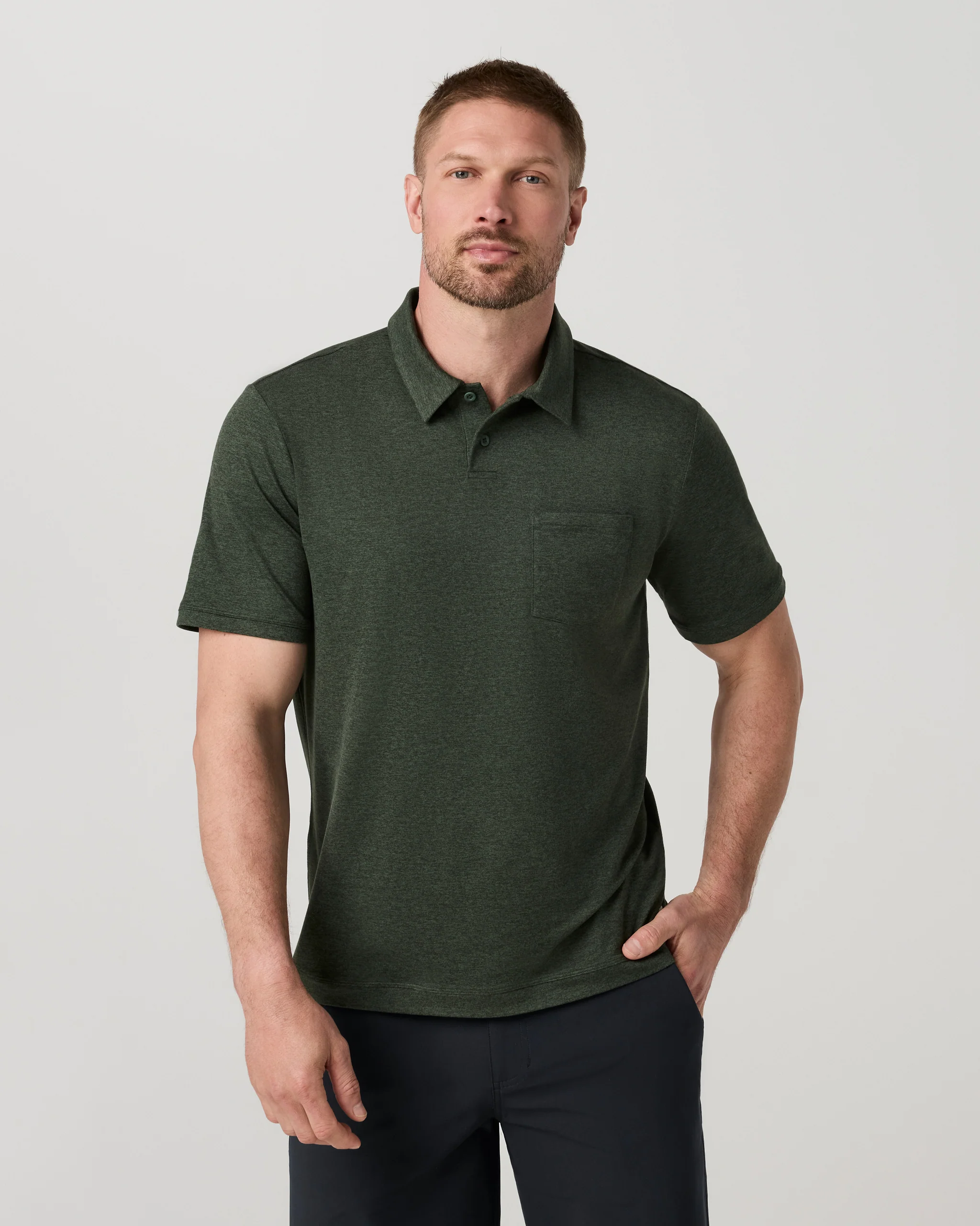4005-short-sleeve-ponto-performance-polo-salamander-heather-1.webp Short Sleeve Ponto Performance Polo | Salamander Heather