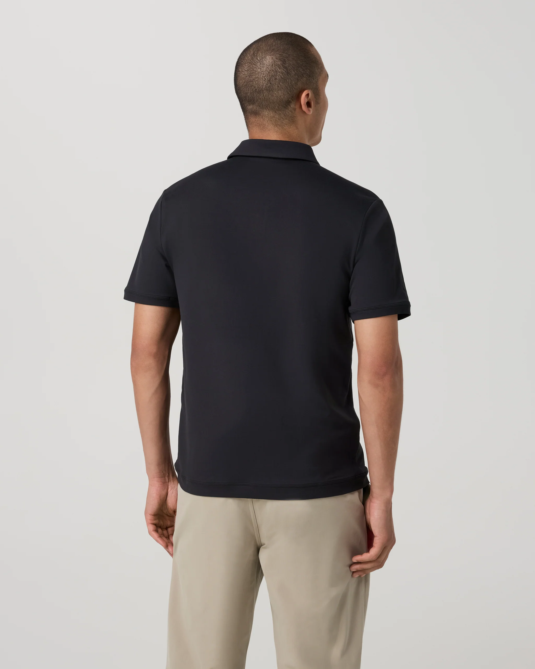 Short Sleeve Ponto Performance Polo | Black