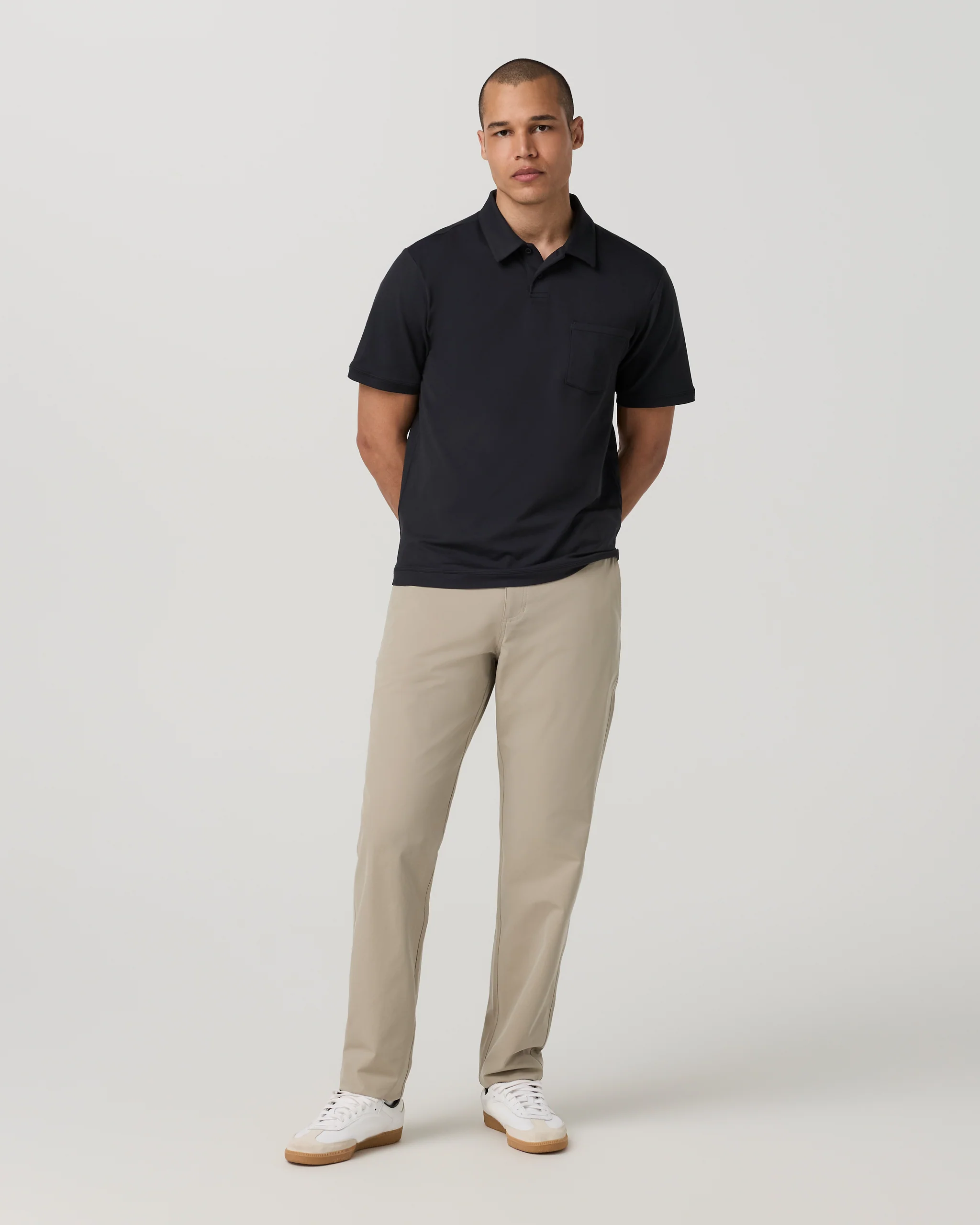 Short Sleeve Ponto Performance Polo | Black