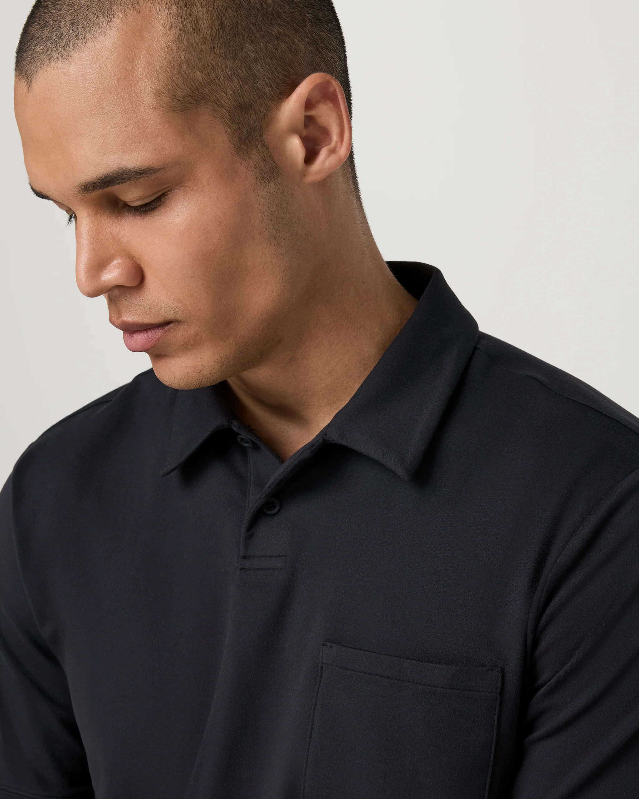 Short Sleeve Ponto Performance Polo | Black