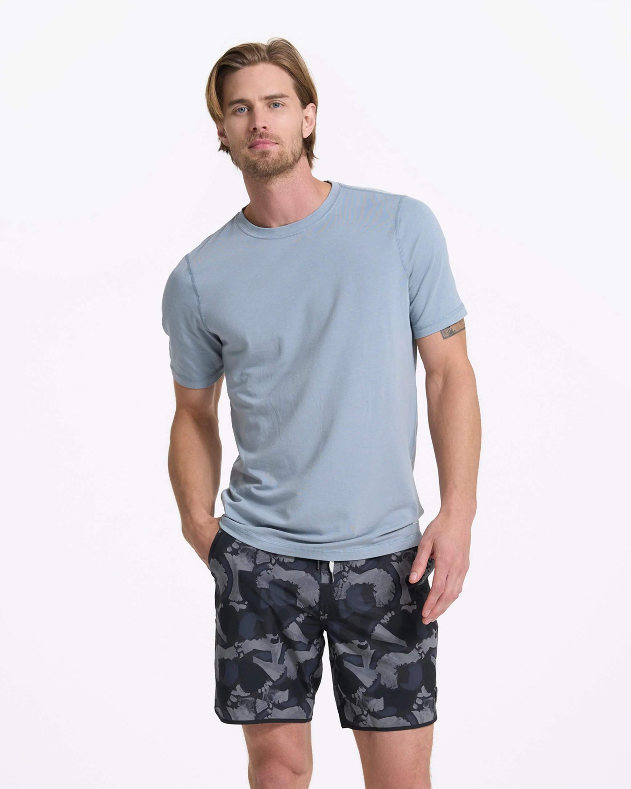 Tuvalu Tee | Light Cloud