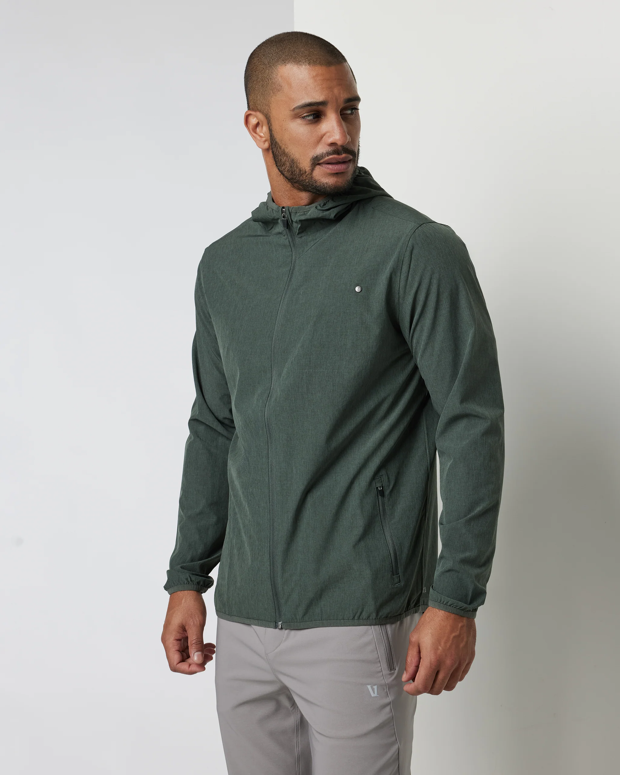 Outdoor Trainer Shell | Aspen Linen Texture