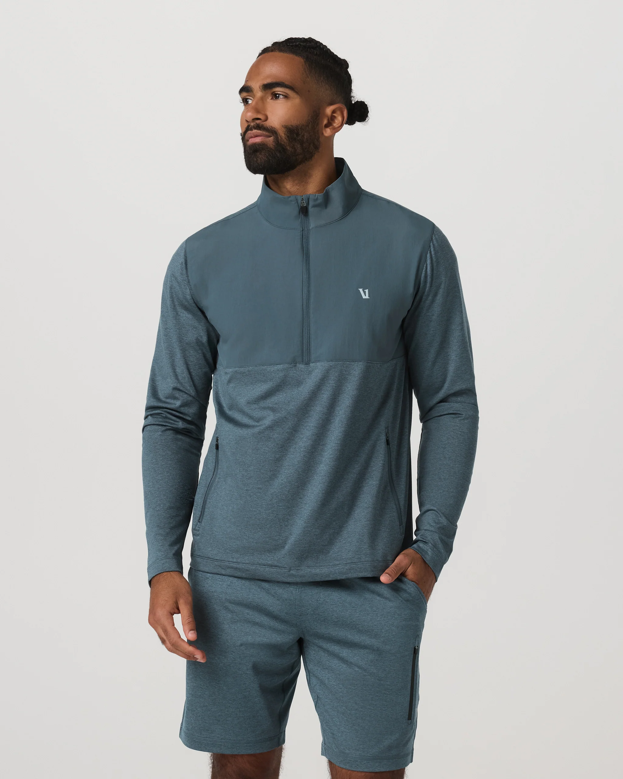 4409-sunday-element-half-zip-blue-sea-heather-1.webp Sunday Element Half Zip | Blue Sea Heather